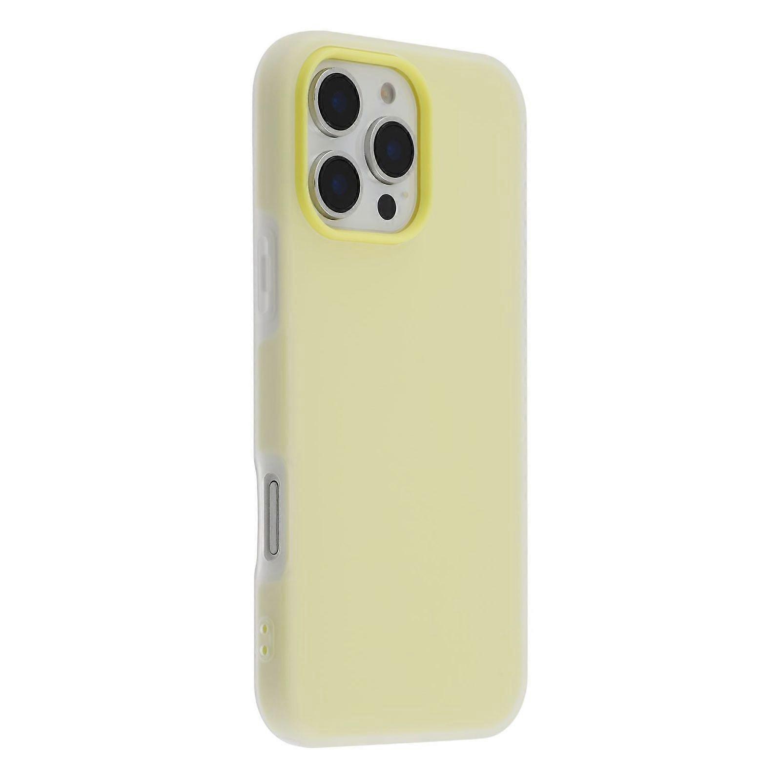 For iPhone 16 Pro Max Case 2 in 1 PC + TPU Frosted Phone Case Large Camera Cutout