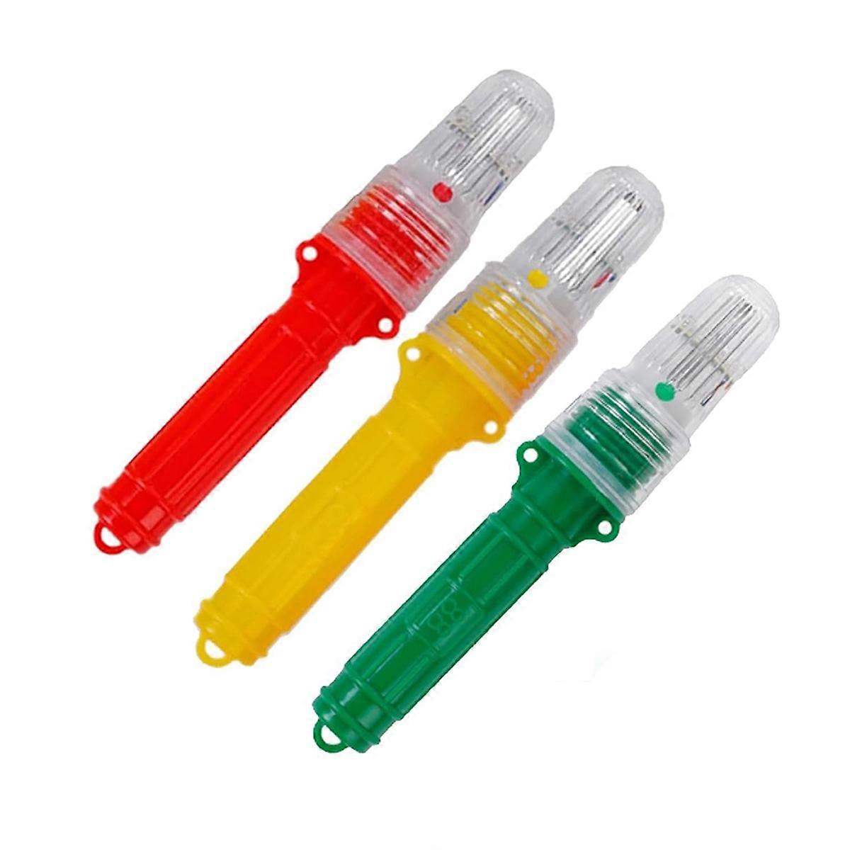 3Pcs Boat Flares, Marine Led Flares, Waterproof Boat Safety Kit Emergency Signals for Fishing Boat, Buoys