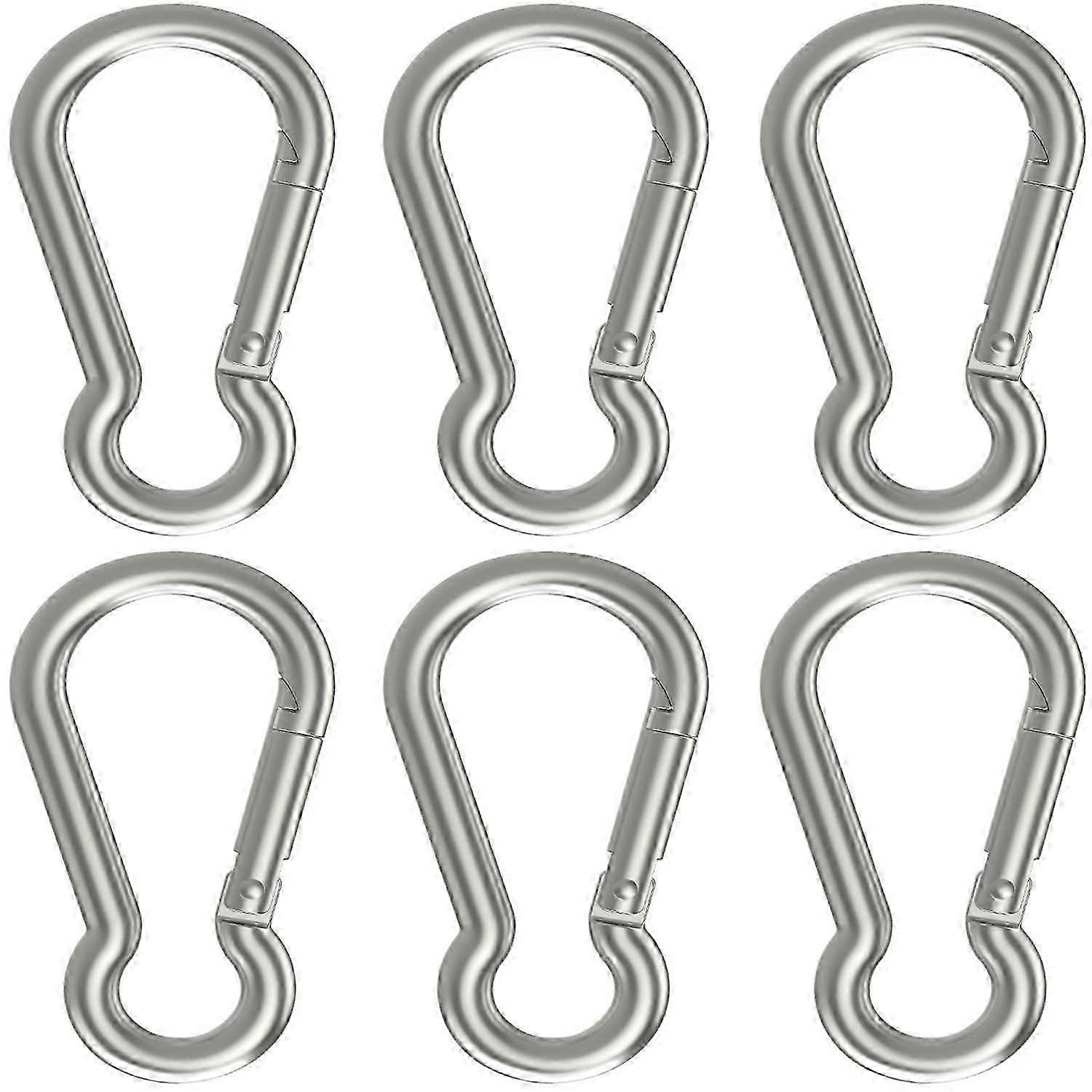 Quick Link Hook Clips 2 Inch Spring Latch Set of Six