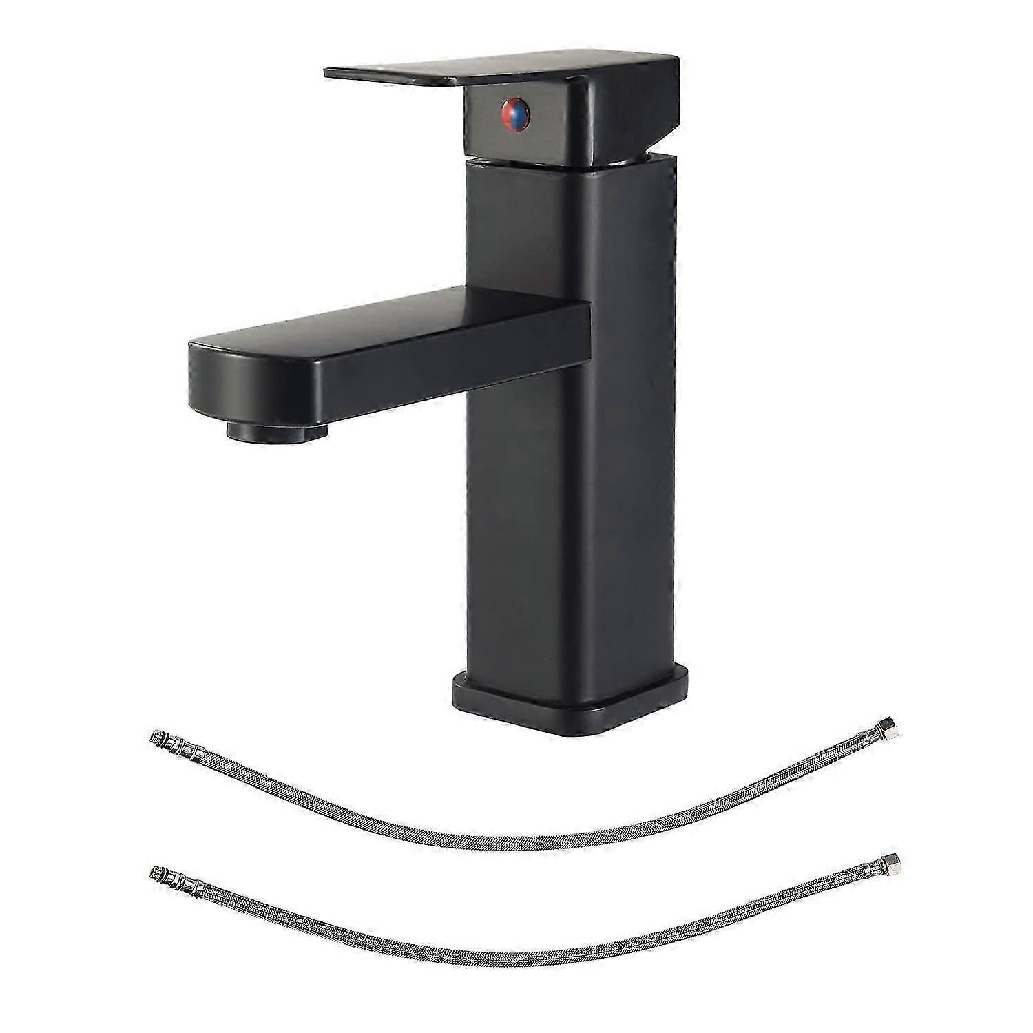 2025 Suitable Matte Black Basin Mixer Tap, Single Lever Bathroom Basin Faucets, Basin Faucets, Basin Faucets