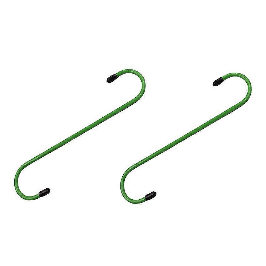 S-Type Brake Caliper Hook Brake Pad Replacement Hook Brake System Maintenance Hook ( Green - 2 PCS)