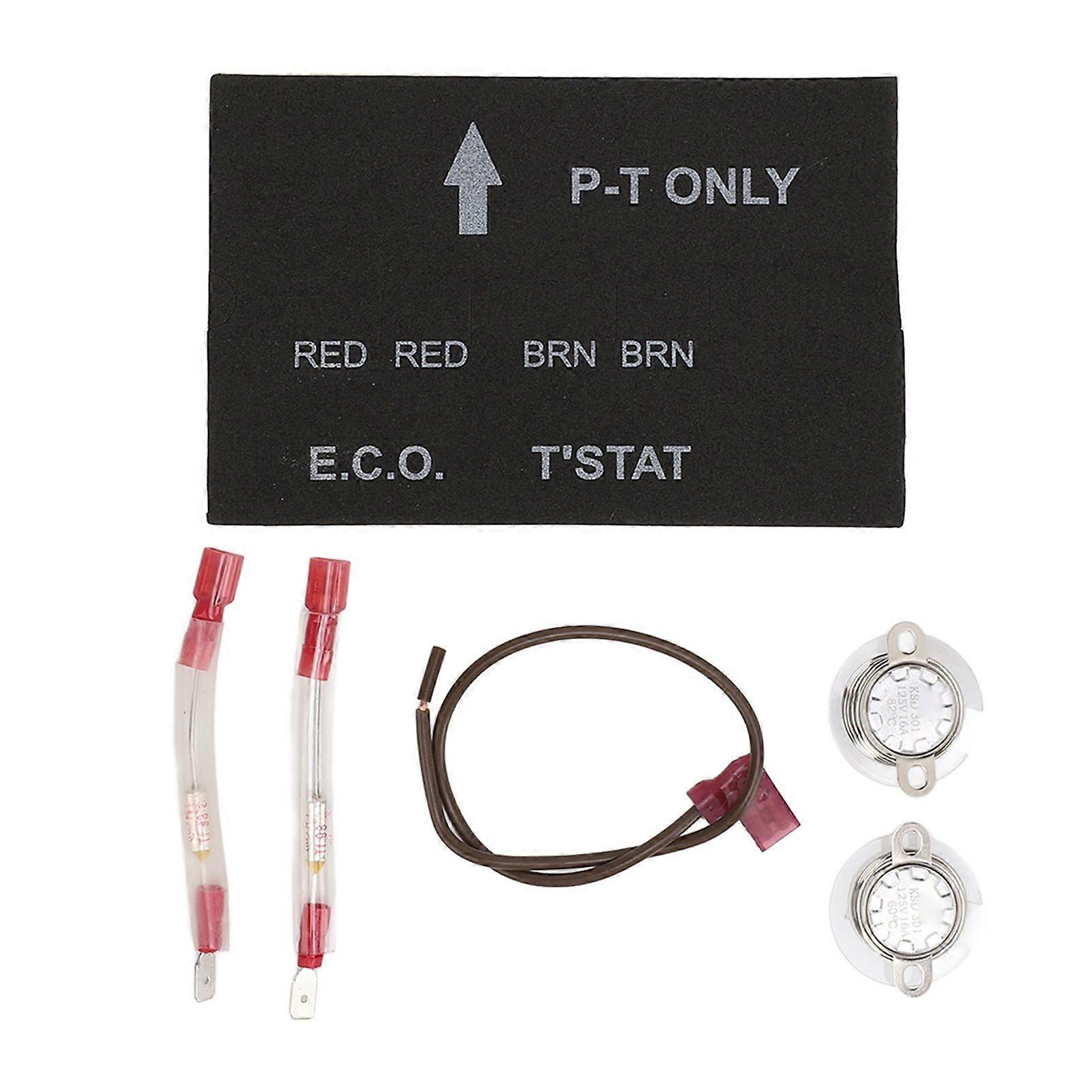 RV Water Heater Thermal Cutoff with ECO Thermostat Assembly Kit for Atwood Water Heater 91447 93866