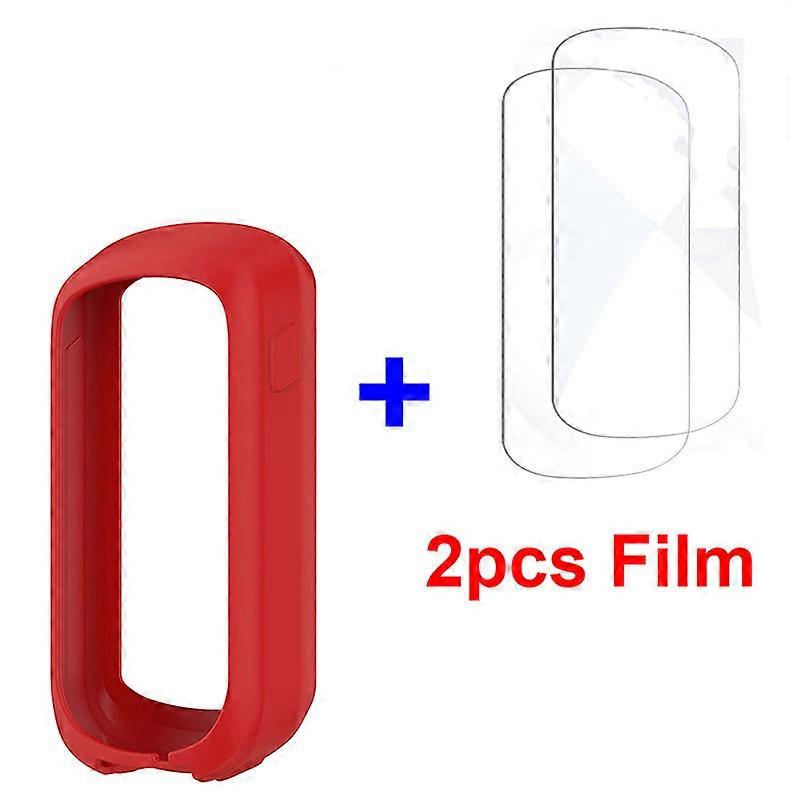 2 in 1 For Garmin Edge Explore 2 Protector Case + Glass Film Protective Cover Bike Bicycle Silicone Case For Garmin Explore2
