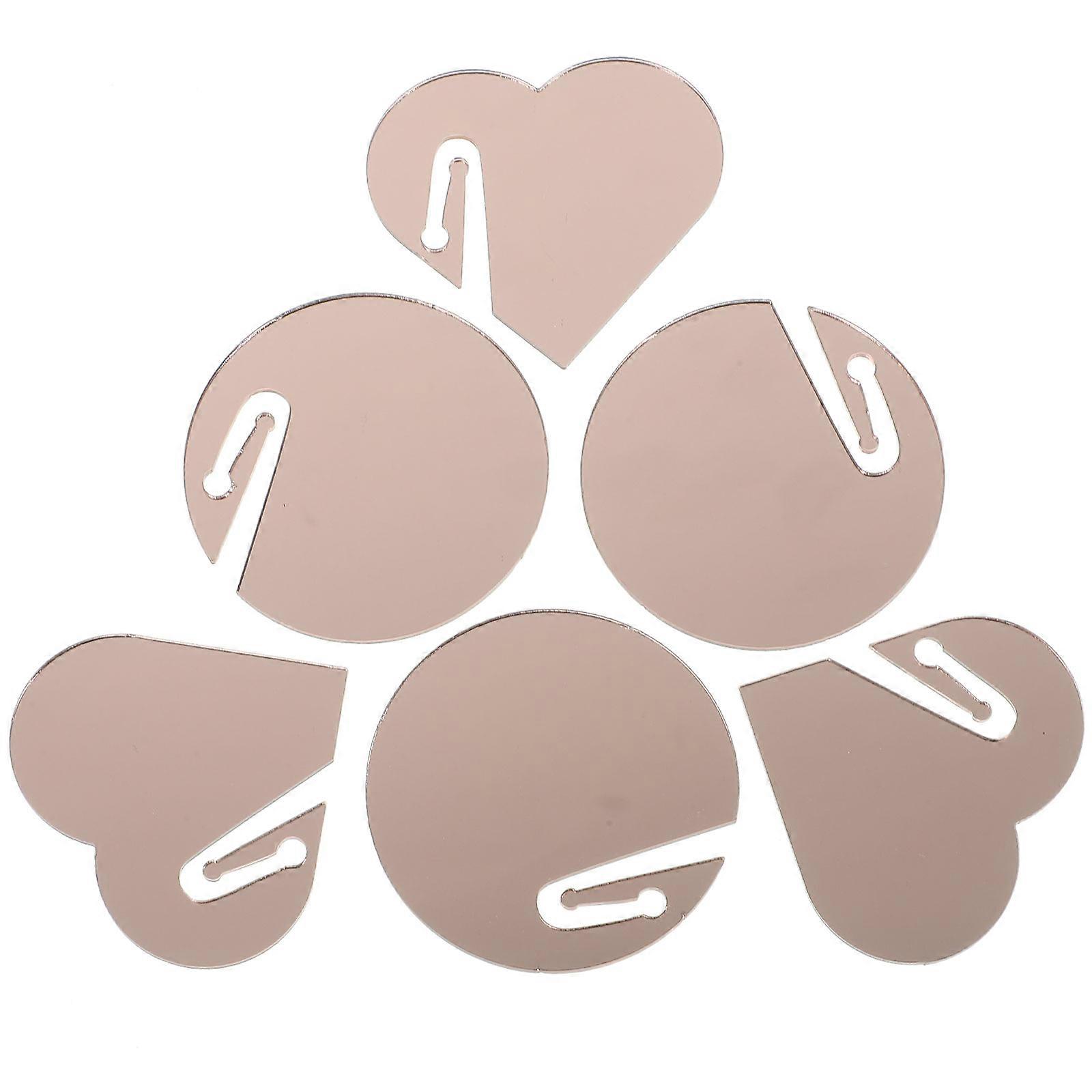 Party Drink Tags 20Pack For Guests And Hosts To Decorate Glassware And Identify Bottles During Hotel Events In Rose Gold