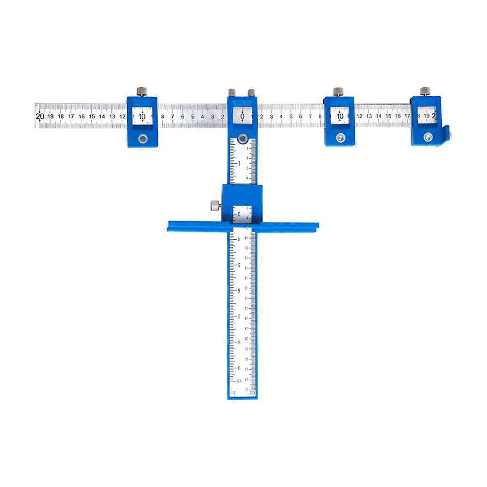 Portable Drilling Guide Adjustable Punching Assistant For Diy Enthusiasts Blue 15.72x11.79x0.39inch 1Pcs