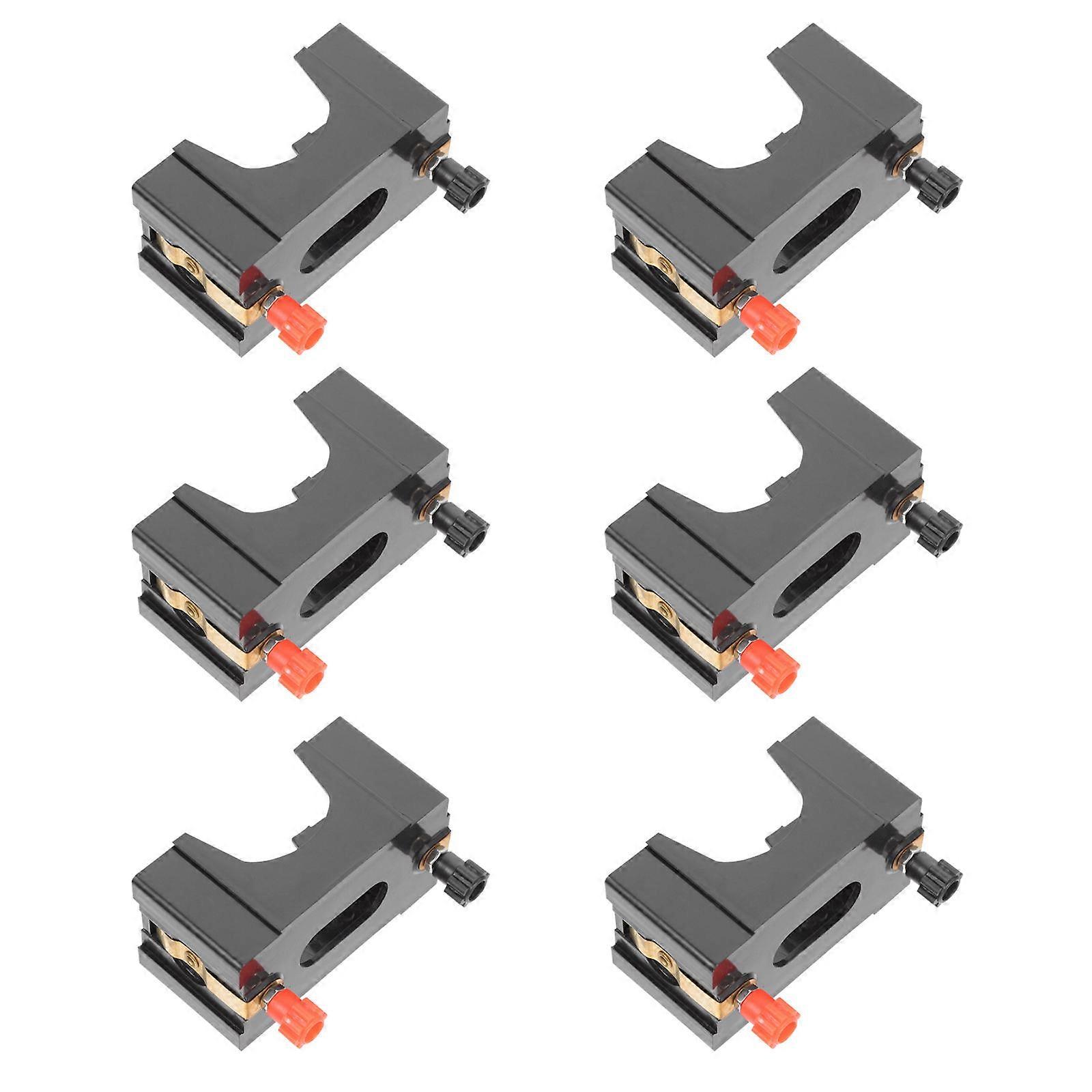 Battery Holder Rectangular Classroom Demonstrations Black Copper for 6Pack