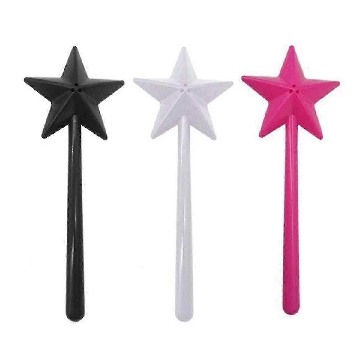 Salt and Pepper Shaker Wands Salt and Pepper Wand Shakers, Black and White and Pink, Star Wand Salt-Yvan