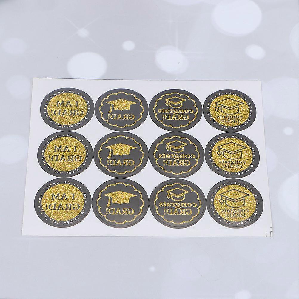 Graduation Theme Label Graduation Sticker with 50 Sheets