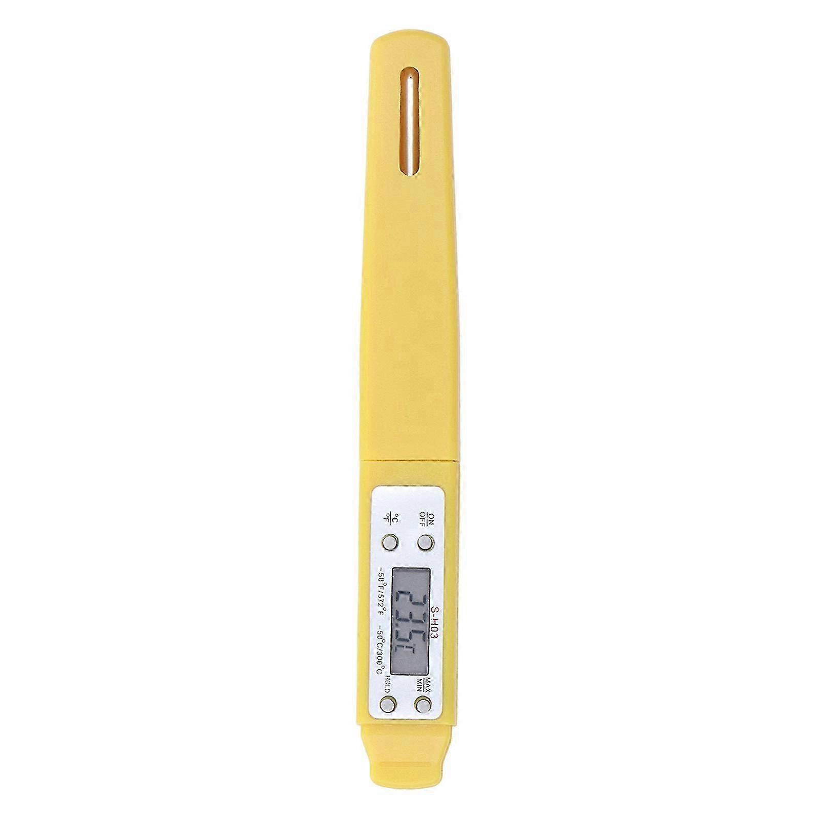 Electronic Pocket Thermometer, ABS Stainless Steel, Suitable for Kitchen Grilling and Baking