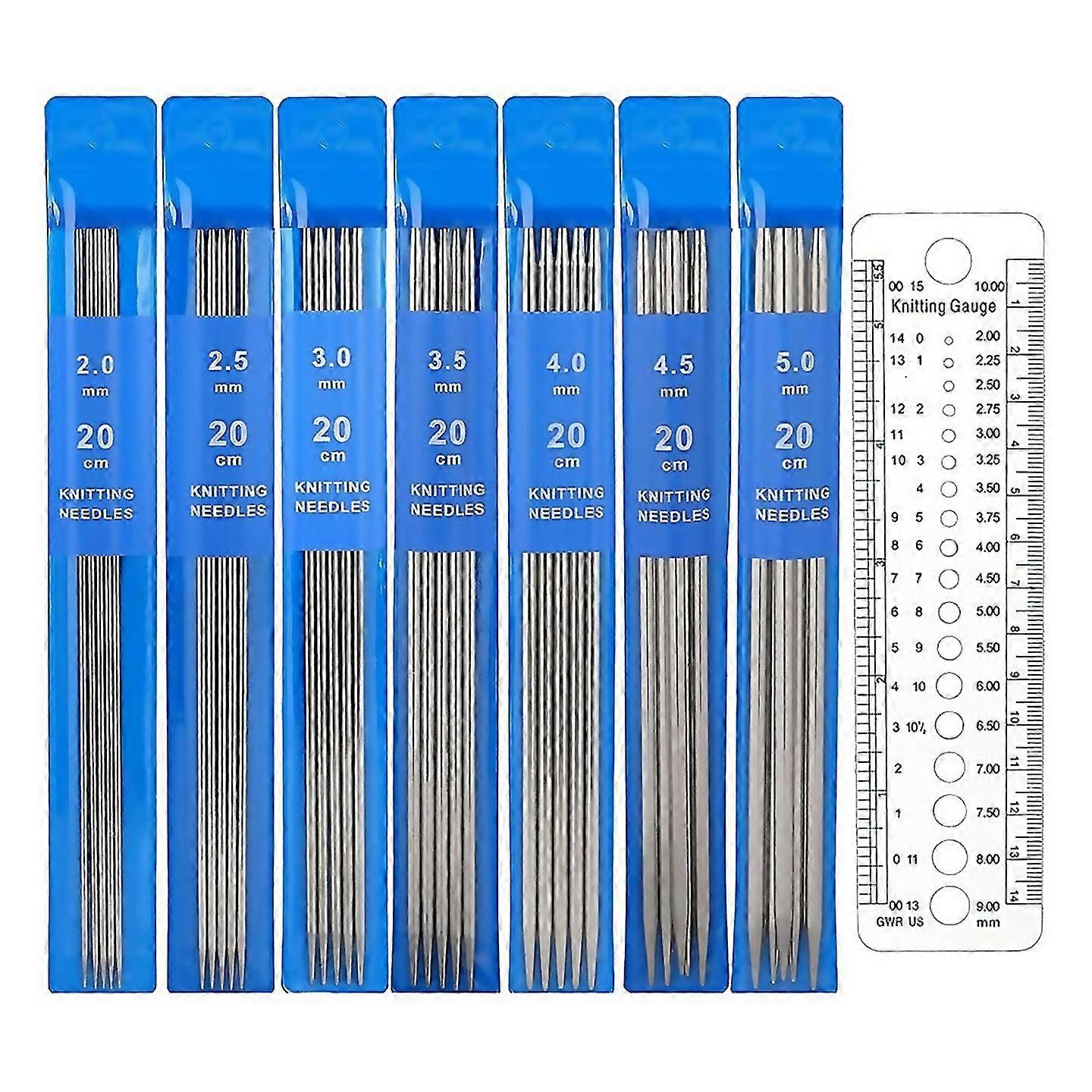 For 36 Pcs Double Pointed Knitting Needles Set