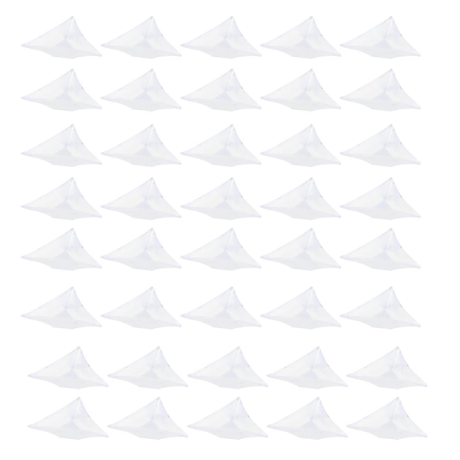 Corner for Furniture Silicone Triangle Edge 200Pcs Transparent Drawer Covers