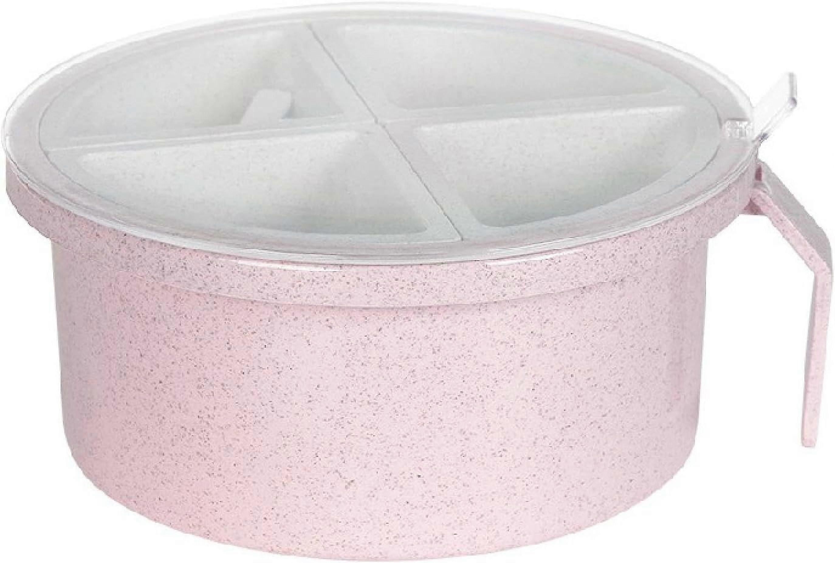 Round compartment seasoning storage container Spice storage container Home kitchen