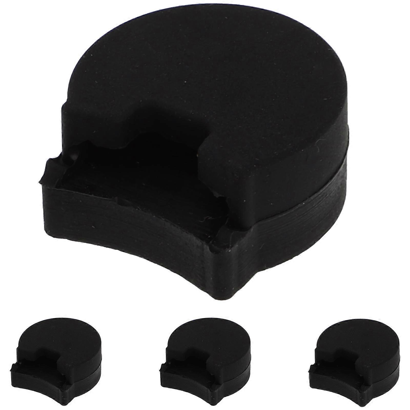 Silicone Finger Rest Clarinet Thumb Rest Cushion for Clarinet 8Pcs Black