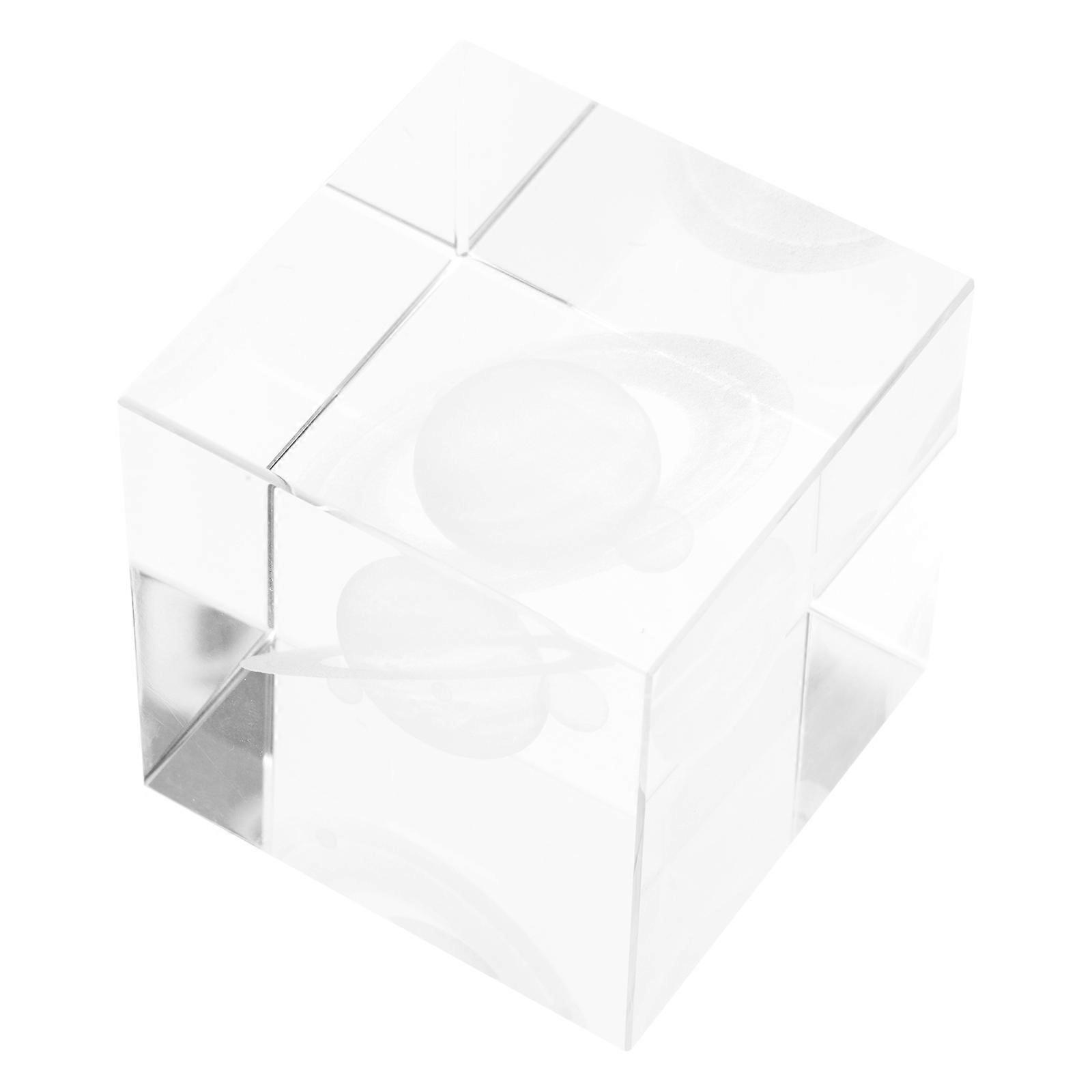 Decorative Ornament for Desktop Adornment 2Pcs Transparent
