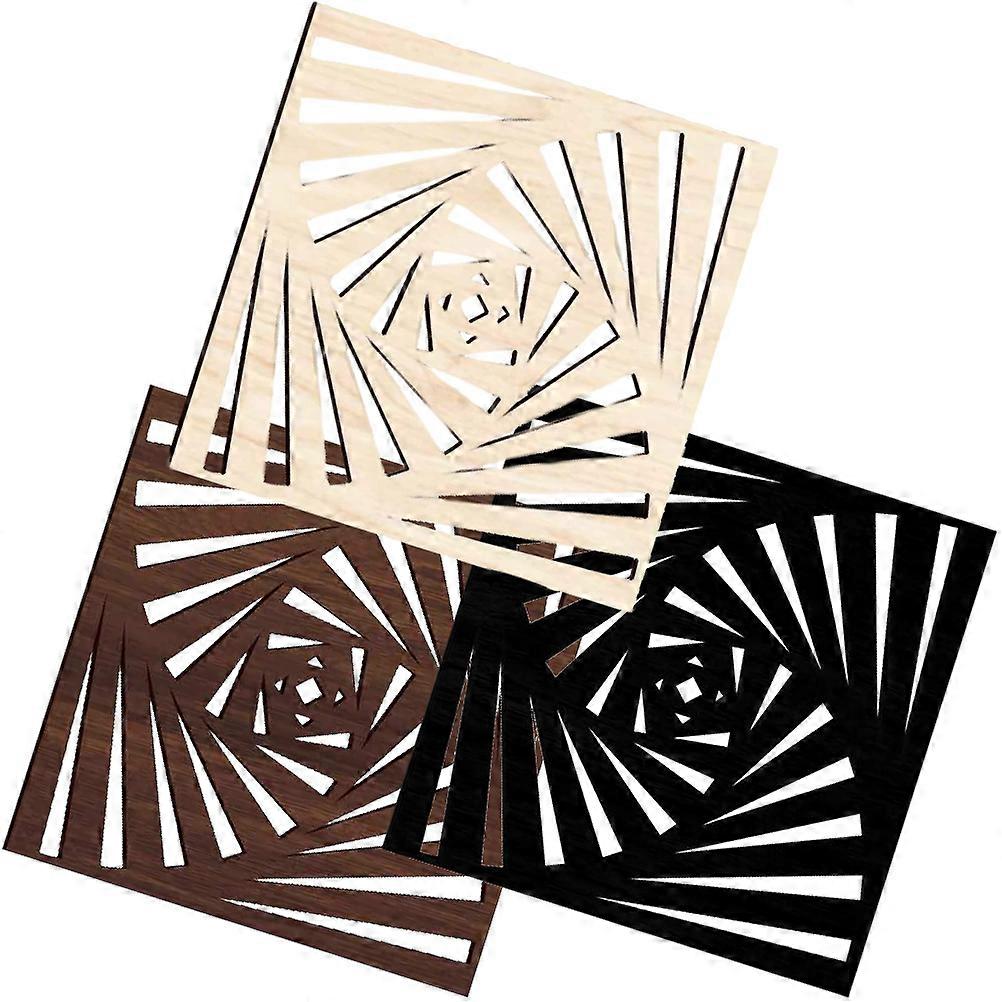 Wooden Wall Art Decor Rustic Style for Decoration Use 9Pcs Set