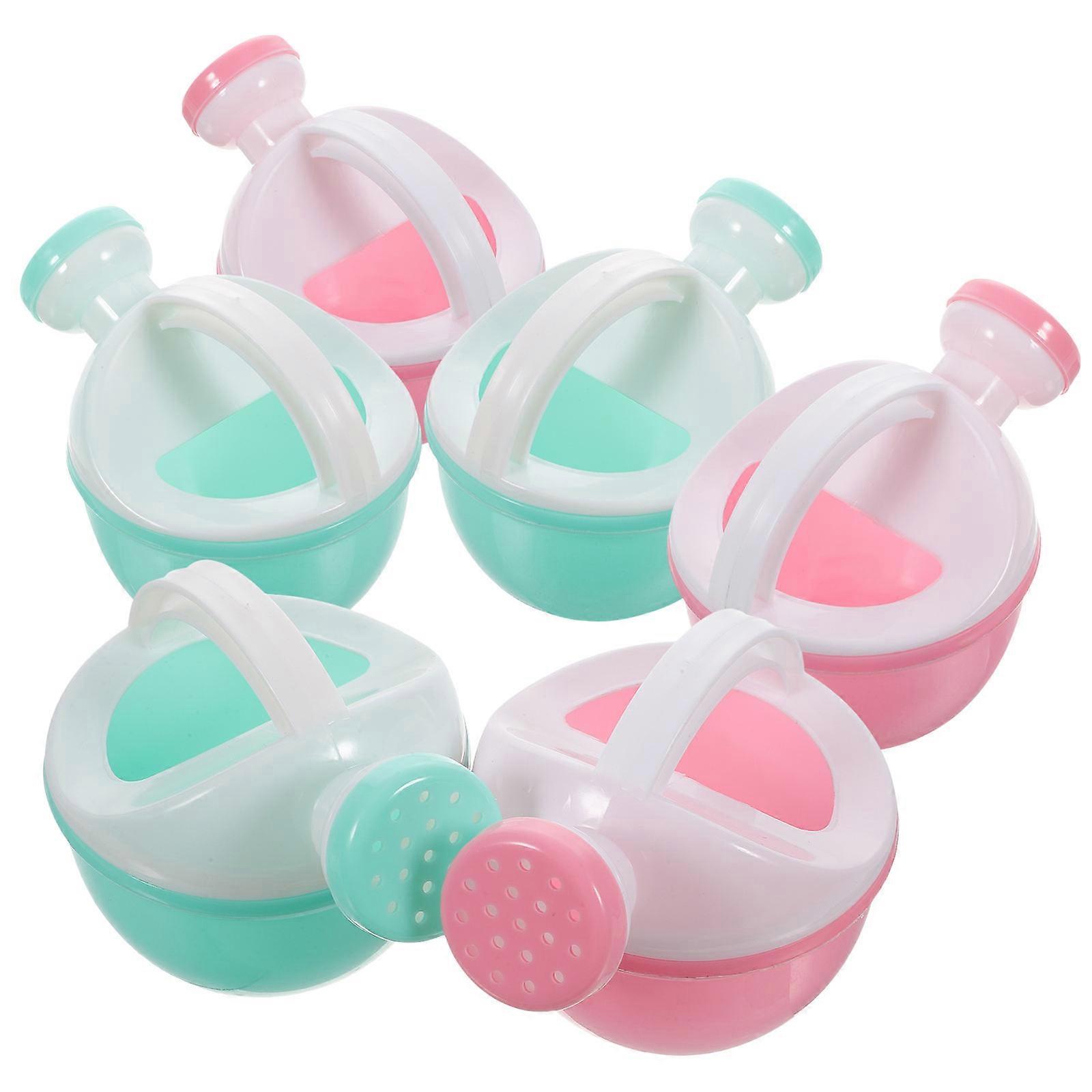Kids Watering Can Plastic Watering Can for Shower 6Pcs Toys