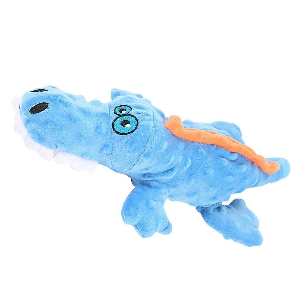 Wear-Resistant Molar Toy 3Pcs For Chewing And Training Pets At Home In Cartoon Shape With Sound Feature Blue