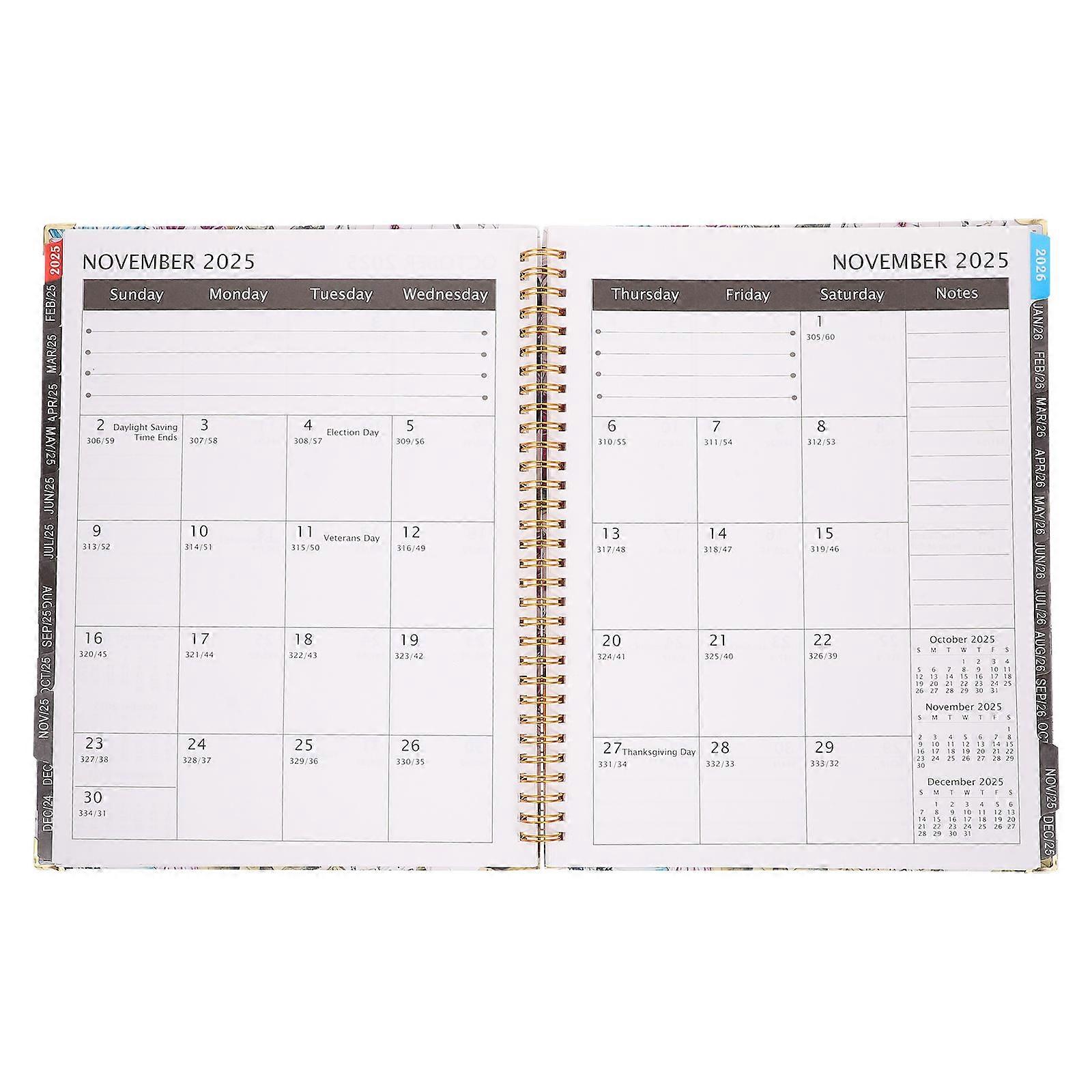 Daily Planners Monthly Planner Students Task Management 11.40X9.04X0.59in 1Pcs