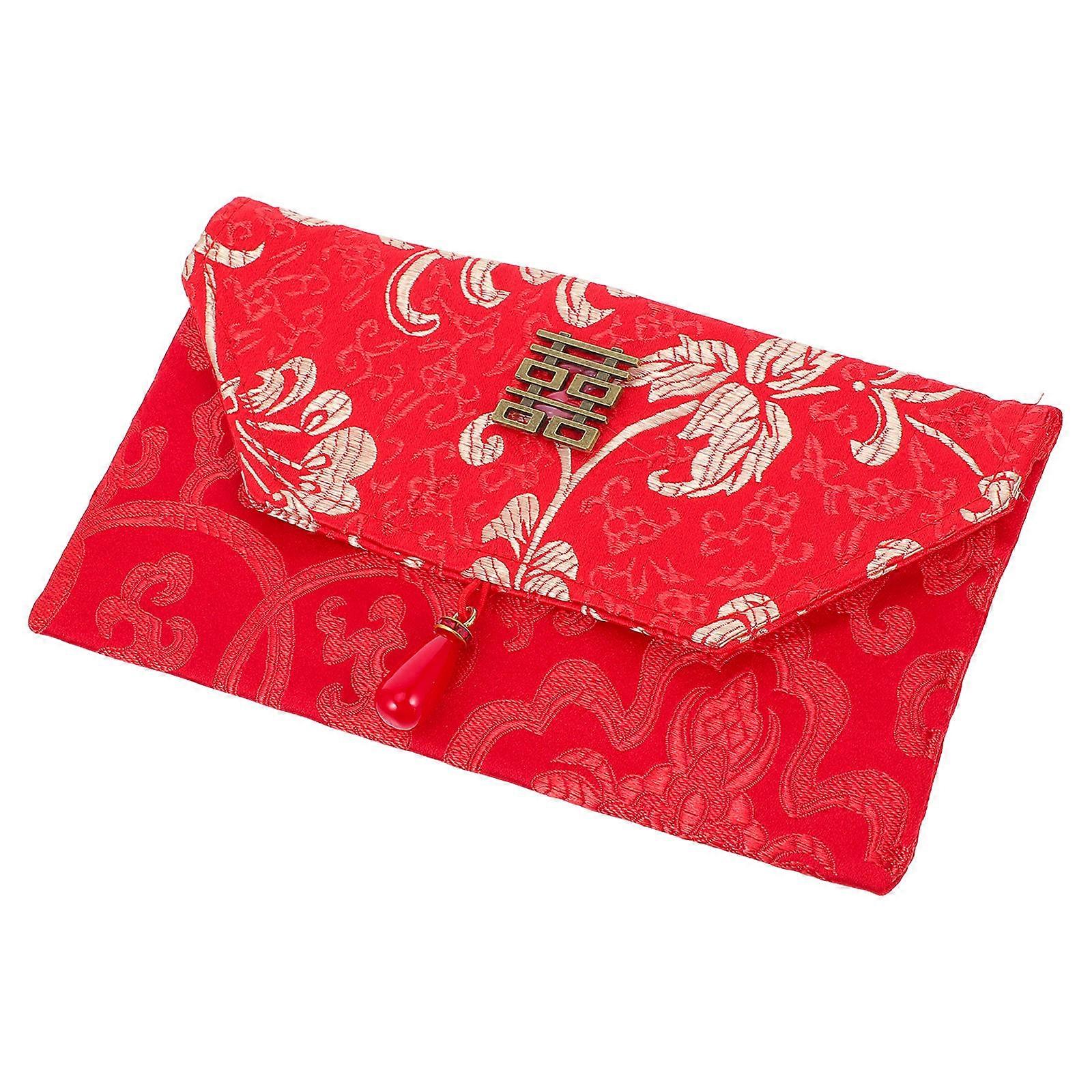Red Hong Bao Envelopes for Lucky Money 3Pcs Chinese New Year Event