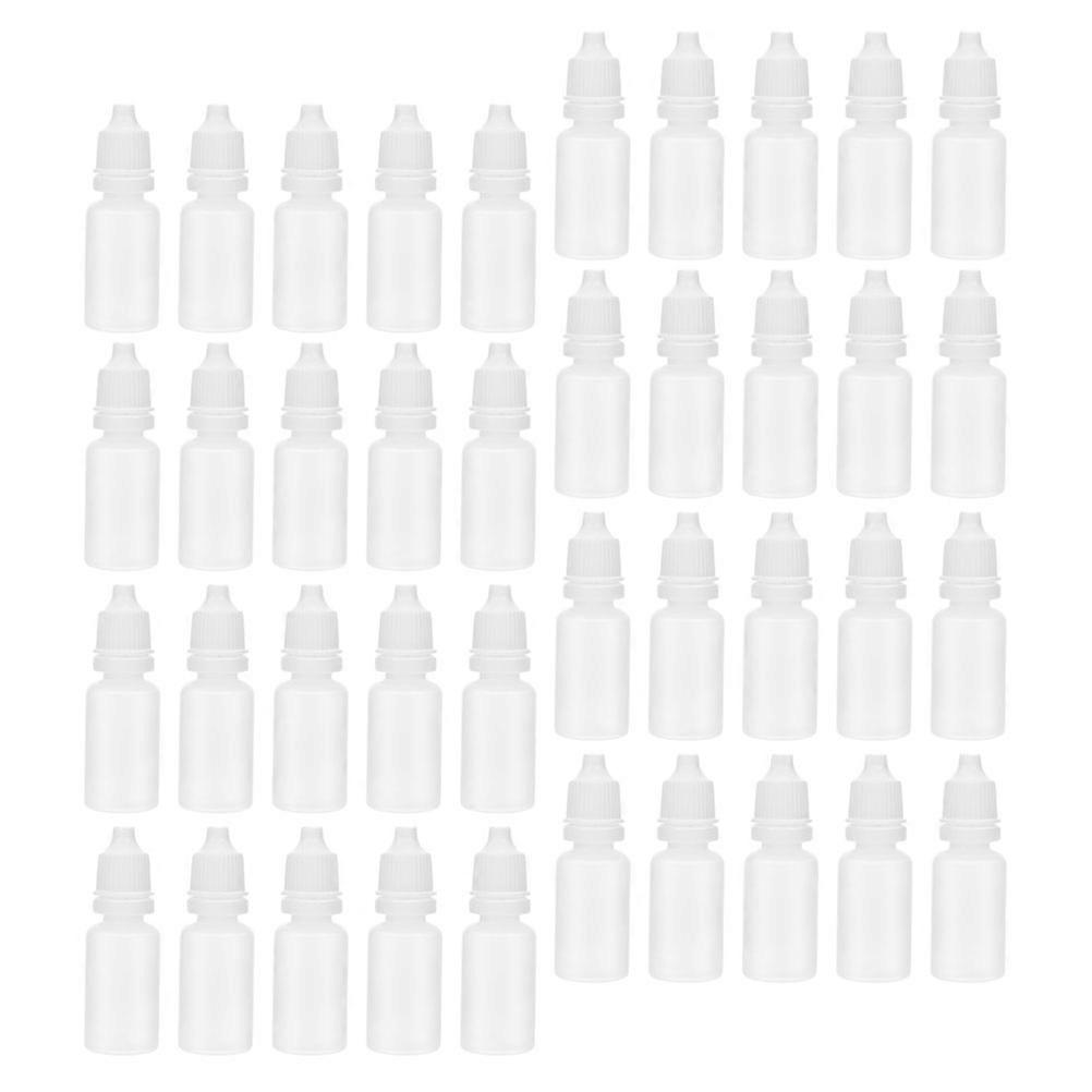 Transparent Droplet Eye Liquid Bottles for Home 60Pcs Squeezable Dropper Bottles