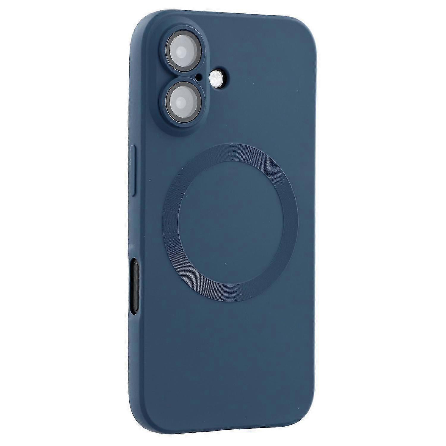 Do etui iPhone 16 kompatybilnego z pokrowcem na telefon MagSafe z płynnego silikonu MagSafe z soczewką ze szkła hartowanego Prot