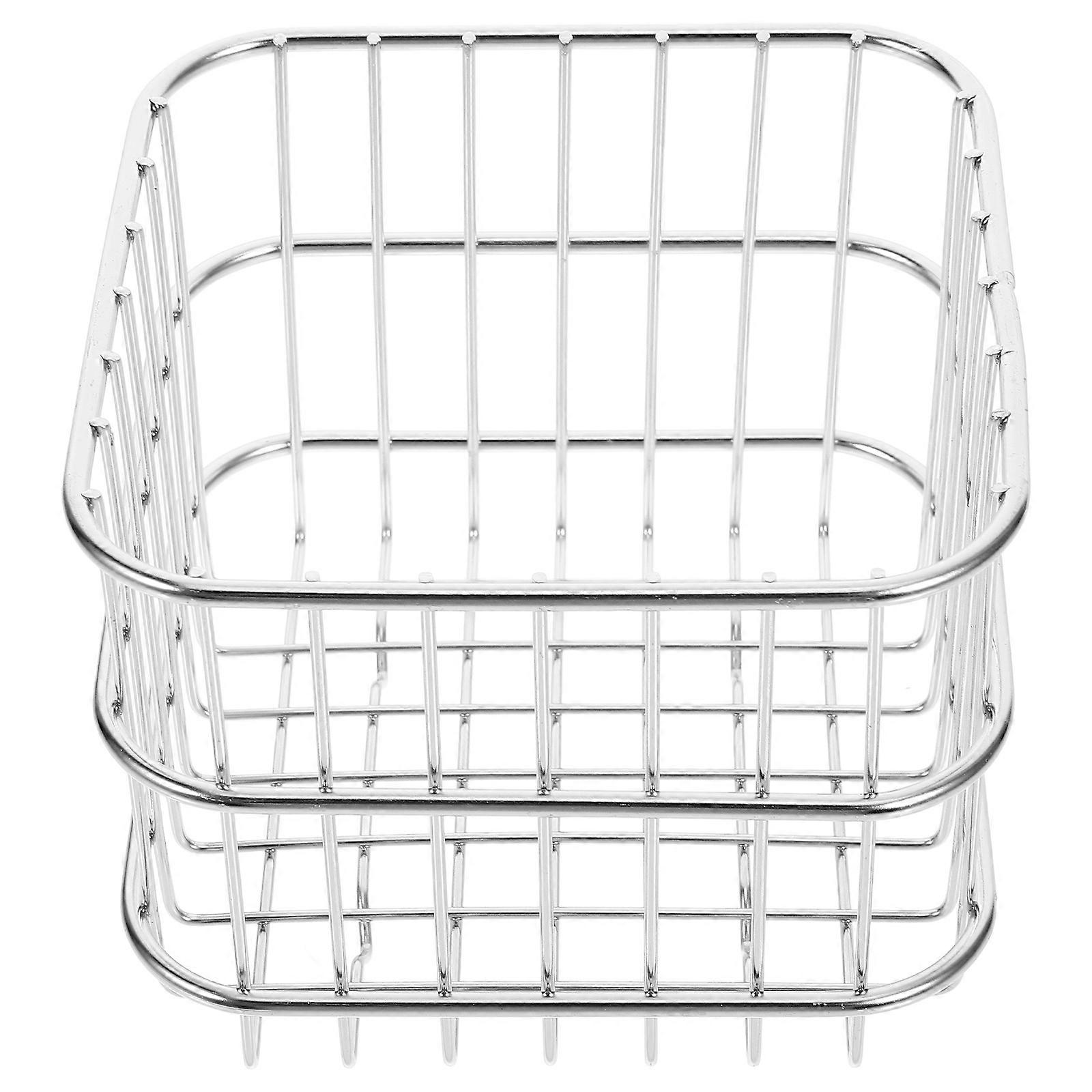Stainless Steel Kitchen Drain Basket 3Pcs Vegetable Washing Solution Convenient Water Storage