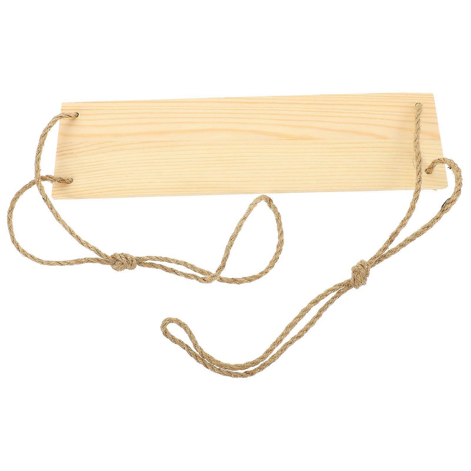 Wood Hanging Shelf For Plant Display And Storage In Khaki Color With Rectangular Structure For Various Occasions 1Pack