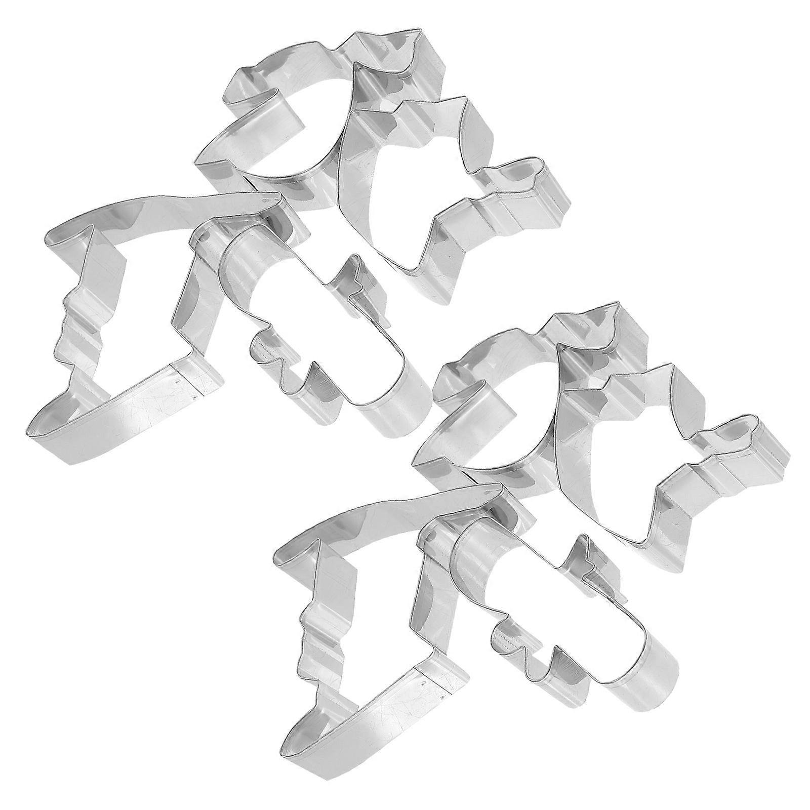 16-Pcs Stainless Steel Graduation Cookie Cutters Perfect For Families And Friends Baking Tools Assorted Shapes For Dough Cutting