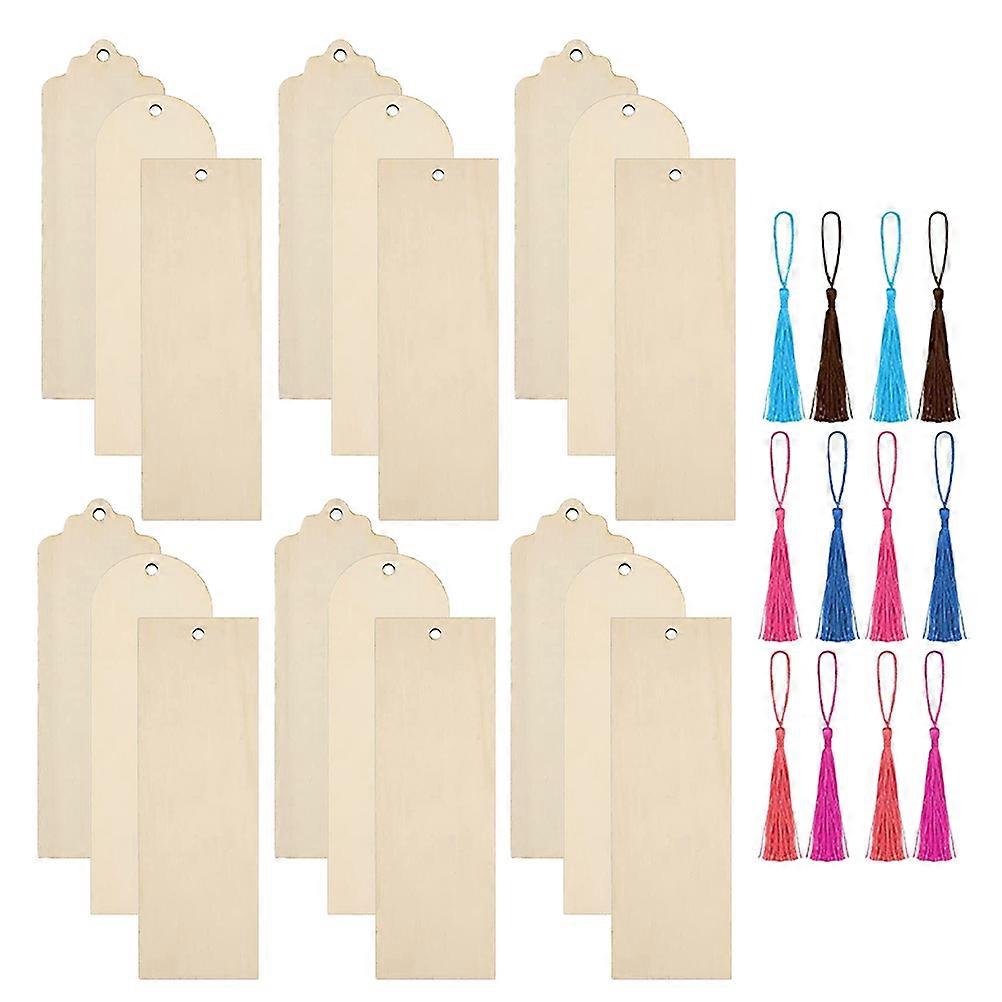 Khaki Decorative Blank Bookmarks With Tassels Perfect For Creative Projects At Home Study 1 Set