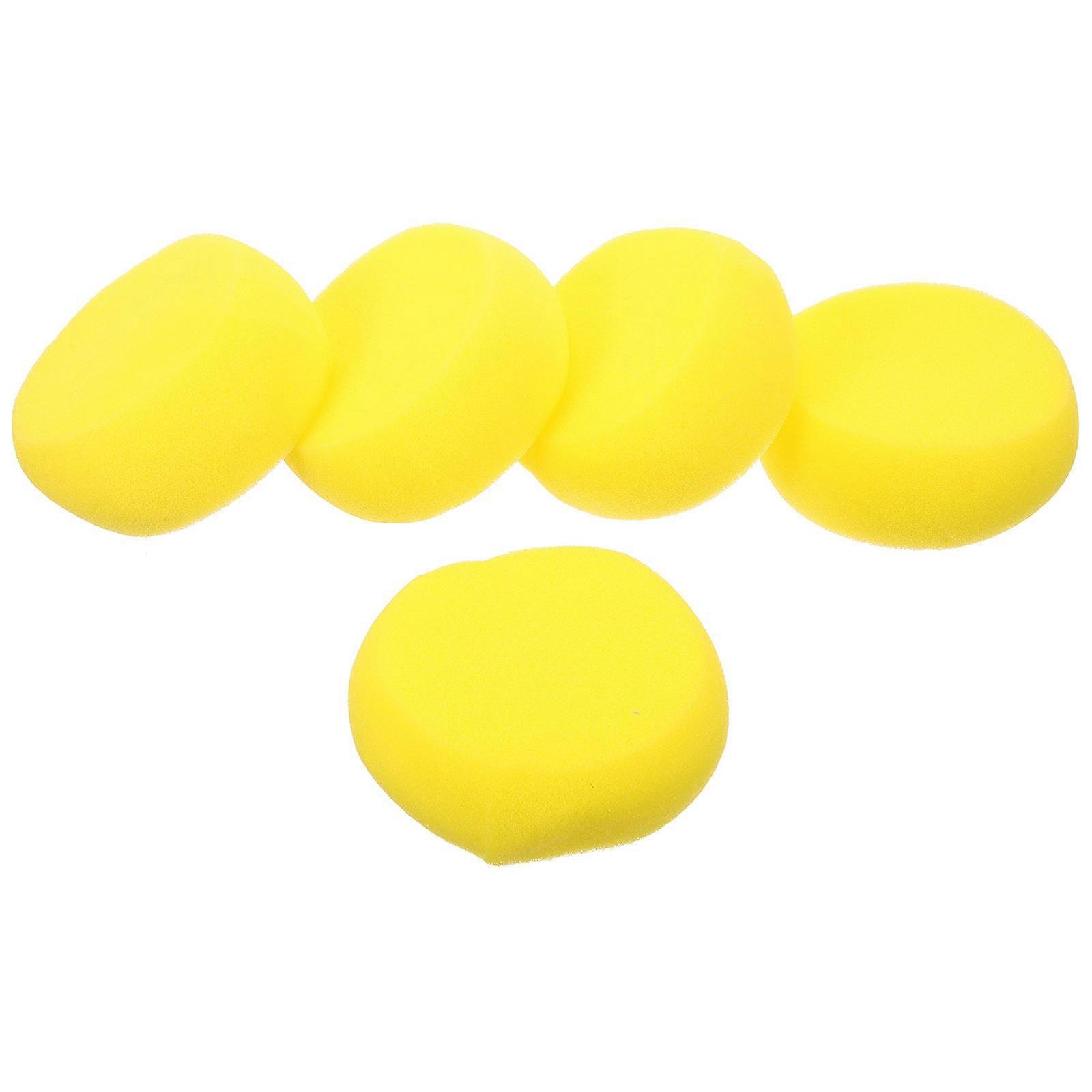 Pet Cleaning Tool Sponge for Bathing 10Pcs Yellow