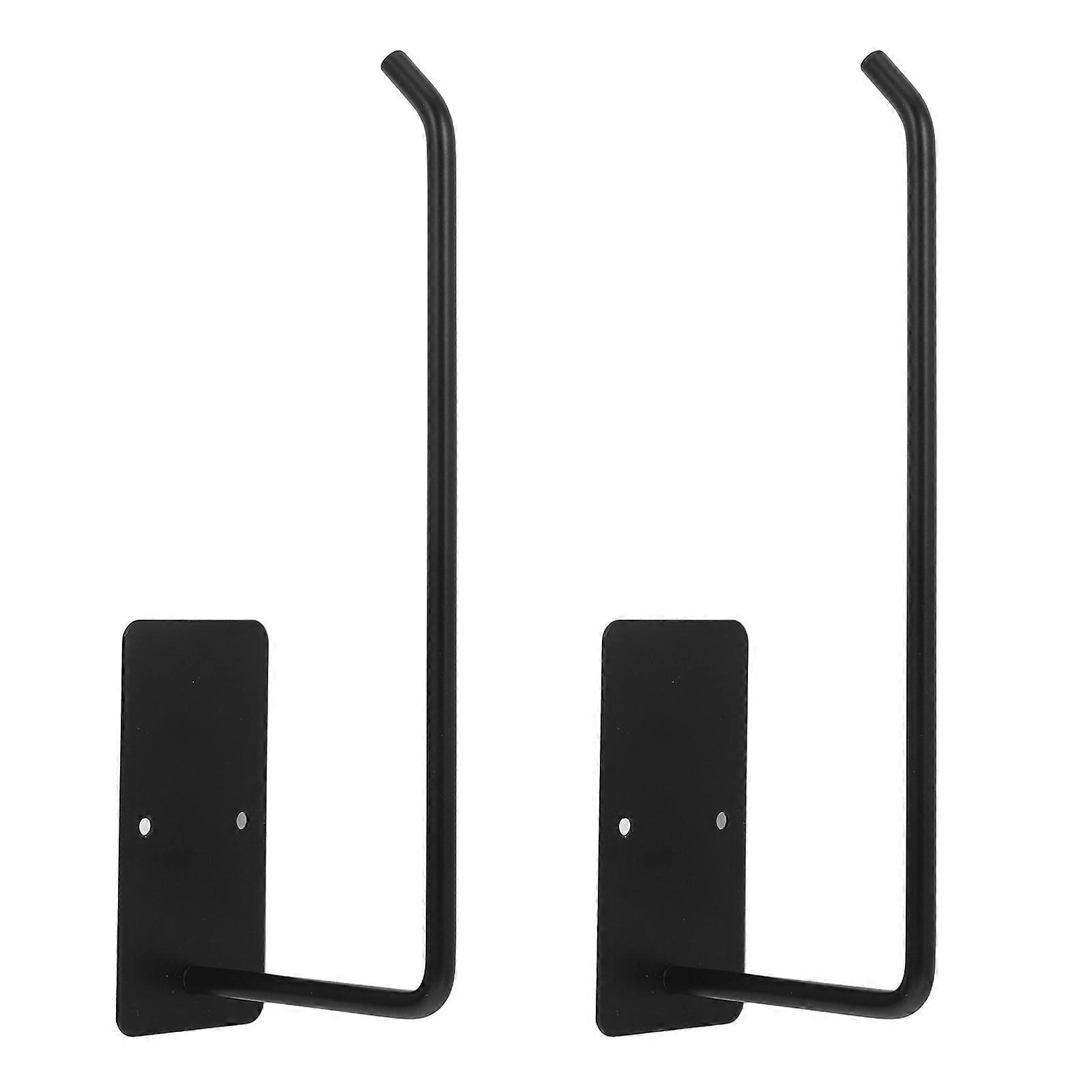 Baseball Cap Rack Wall Mounting Solution For Men Sleek Black Storage 6 Pcs