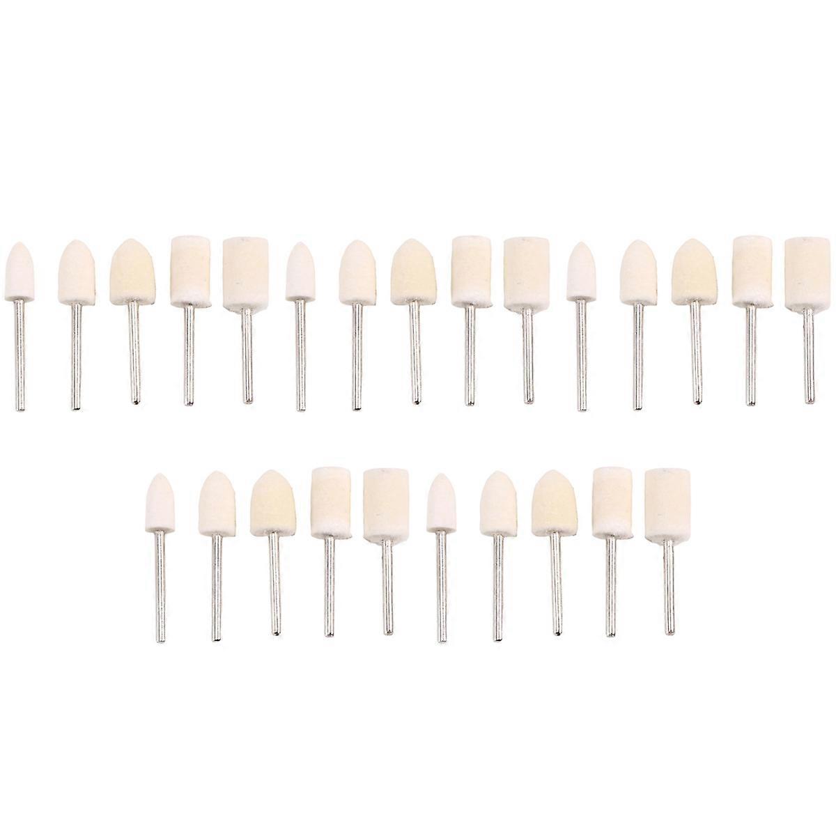 25pcs Felt Polishing Buffing Pad Head Set Rotary Tools for 
