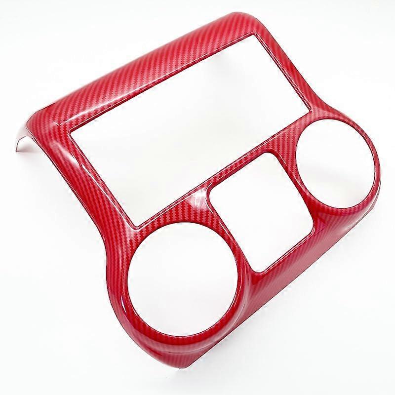 Center Console Panel Frame Cover Trim For Jeep Wrangler 20112017 Red Interior Replacement
