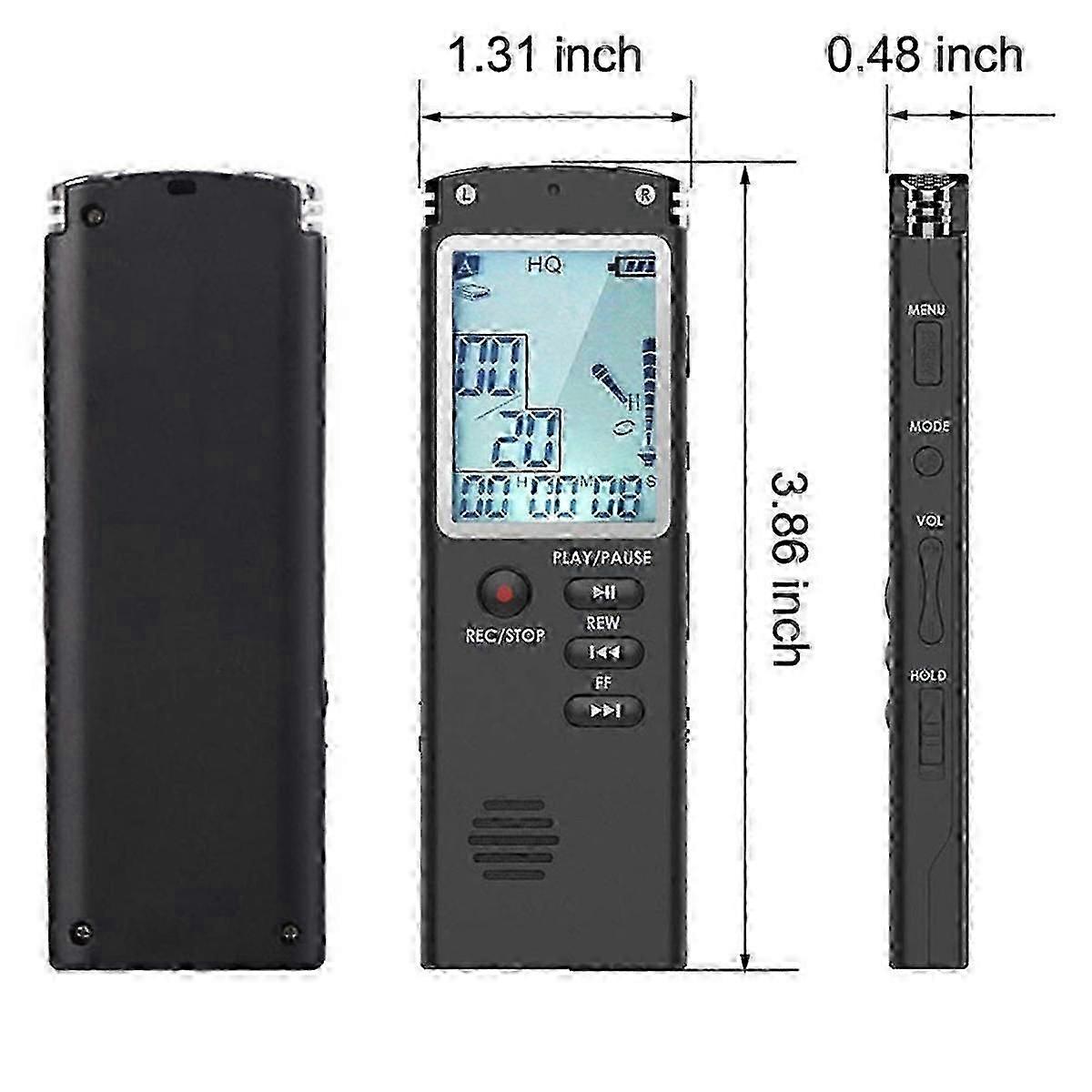 suitable for 32GB Voice Recorder USB Professional 96h Dictaphone Noise Reduction Digital o Voice Recording wi-jc