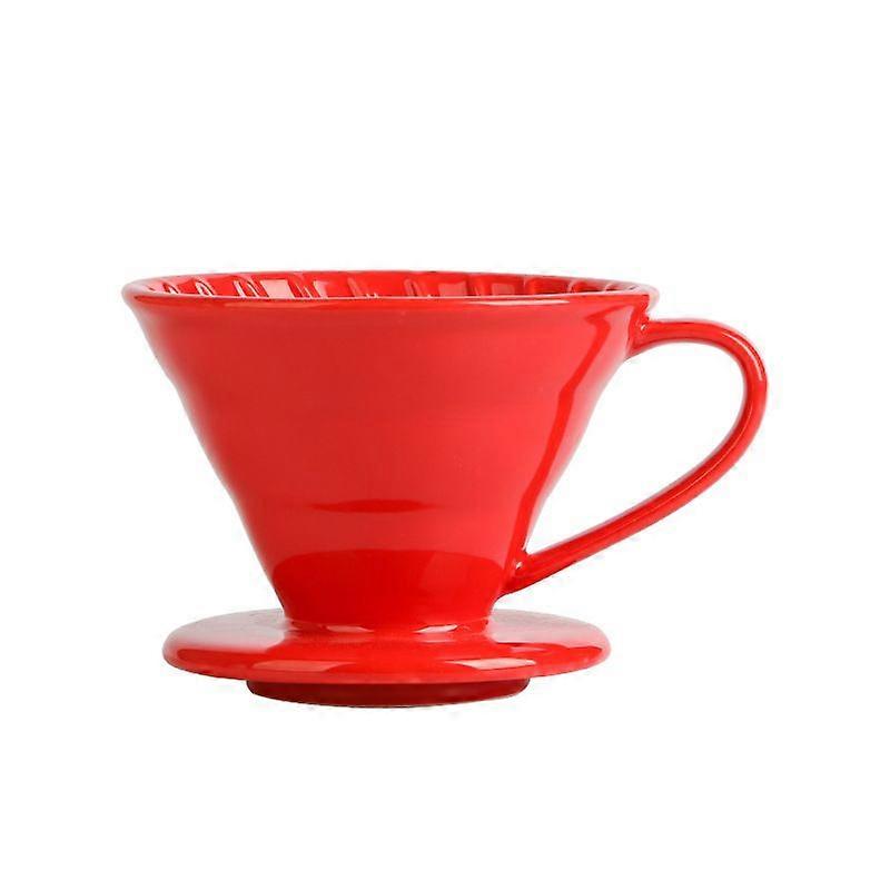 VDC-01R Filterhållare för kaffe, 300 milliliter, Röd