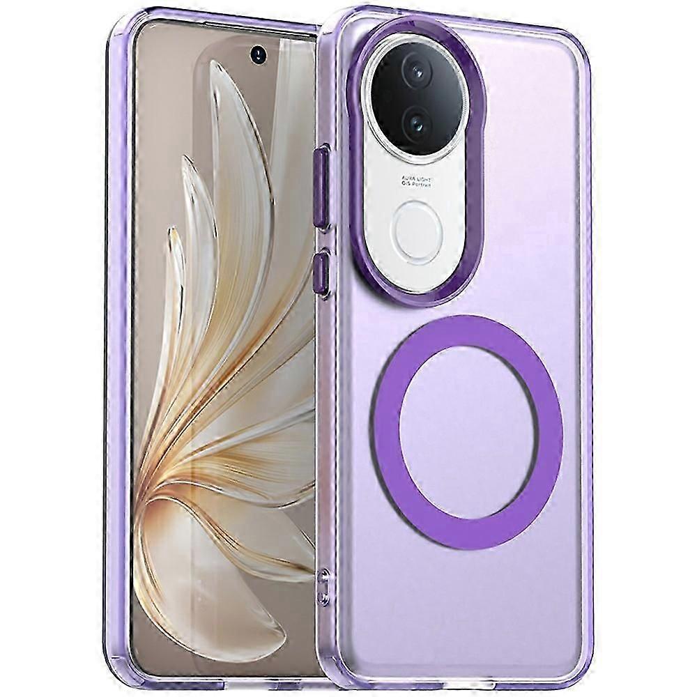 vivo S20 5G Case with MagSafe Compatibility and Anti-Drop Hybrid Design in Red for UK