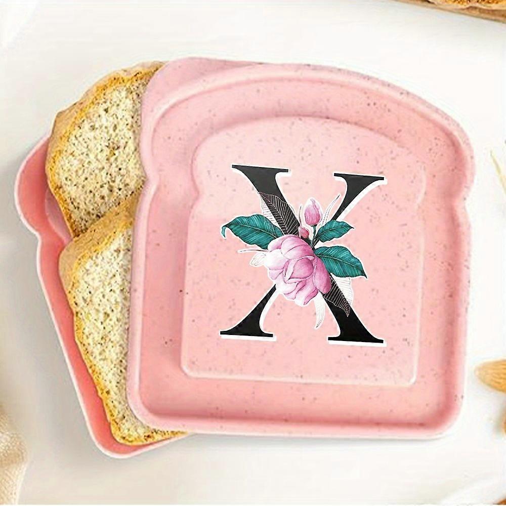 DEKAXID 1pc Portable Bread Box with Lid, Leak Proof & Reusable, compatible with Toast Freshness Preservation, for Camping, Picnic, School, Office