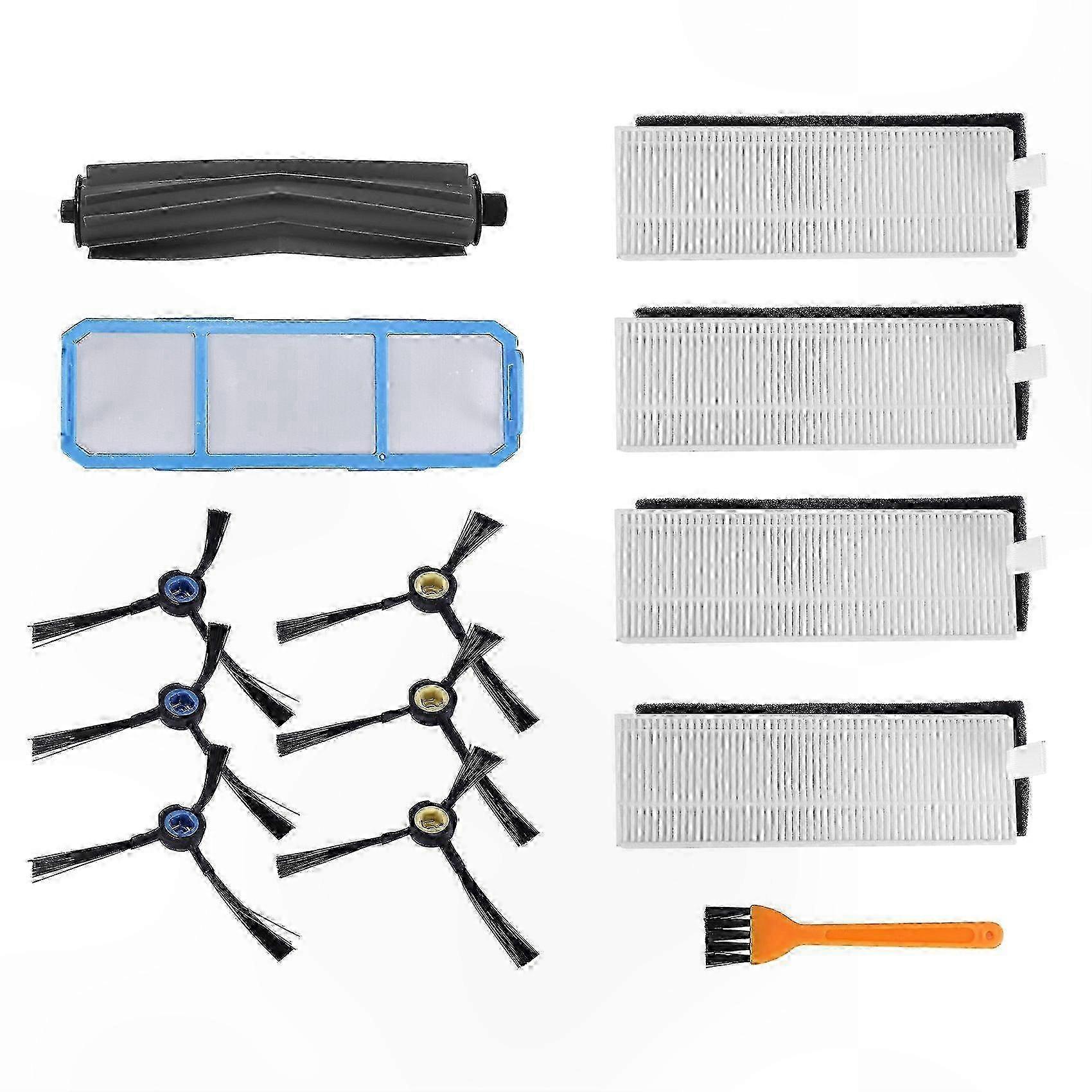 Robotic Vacuum Cleaner with Main and Side Brushes, HEPA Filter for Efficient Cleaning