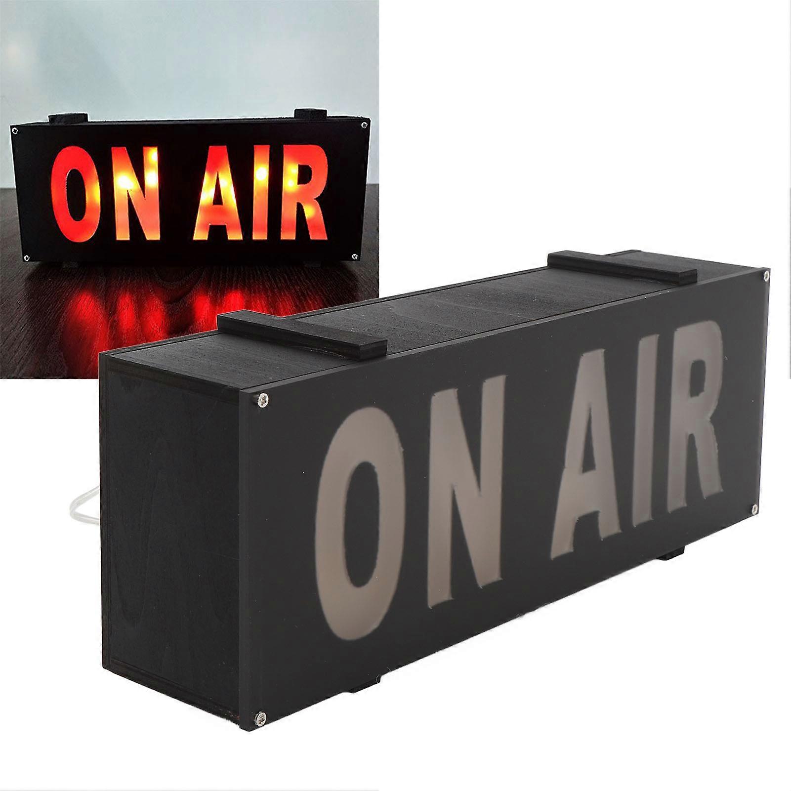 On Air Sign Light LED Key Control Creative ON AIR Light Recording Sign for Studio Desk 