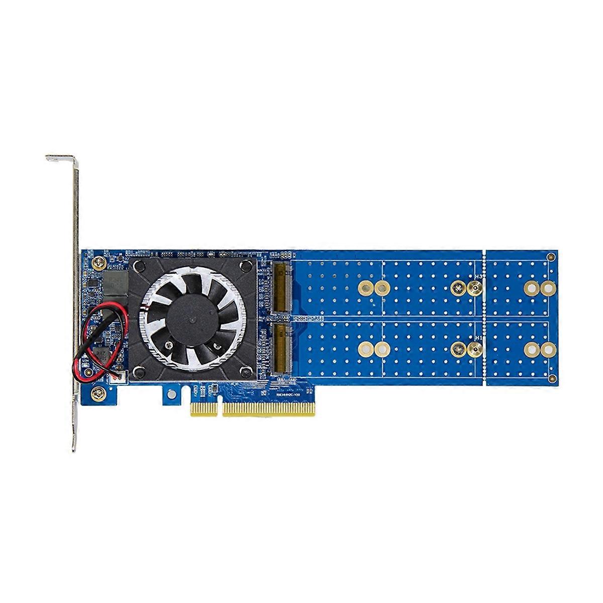 PCIe 4.0 to NVME PLX88024 4-Bit Expansion Card PCIe 4.0 Nvme X8 M.2 Hard Disk Expansion Card Free Splitting