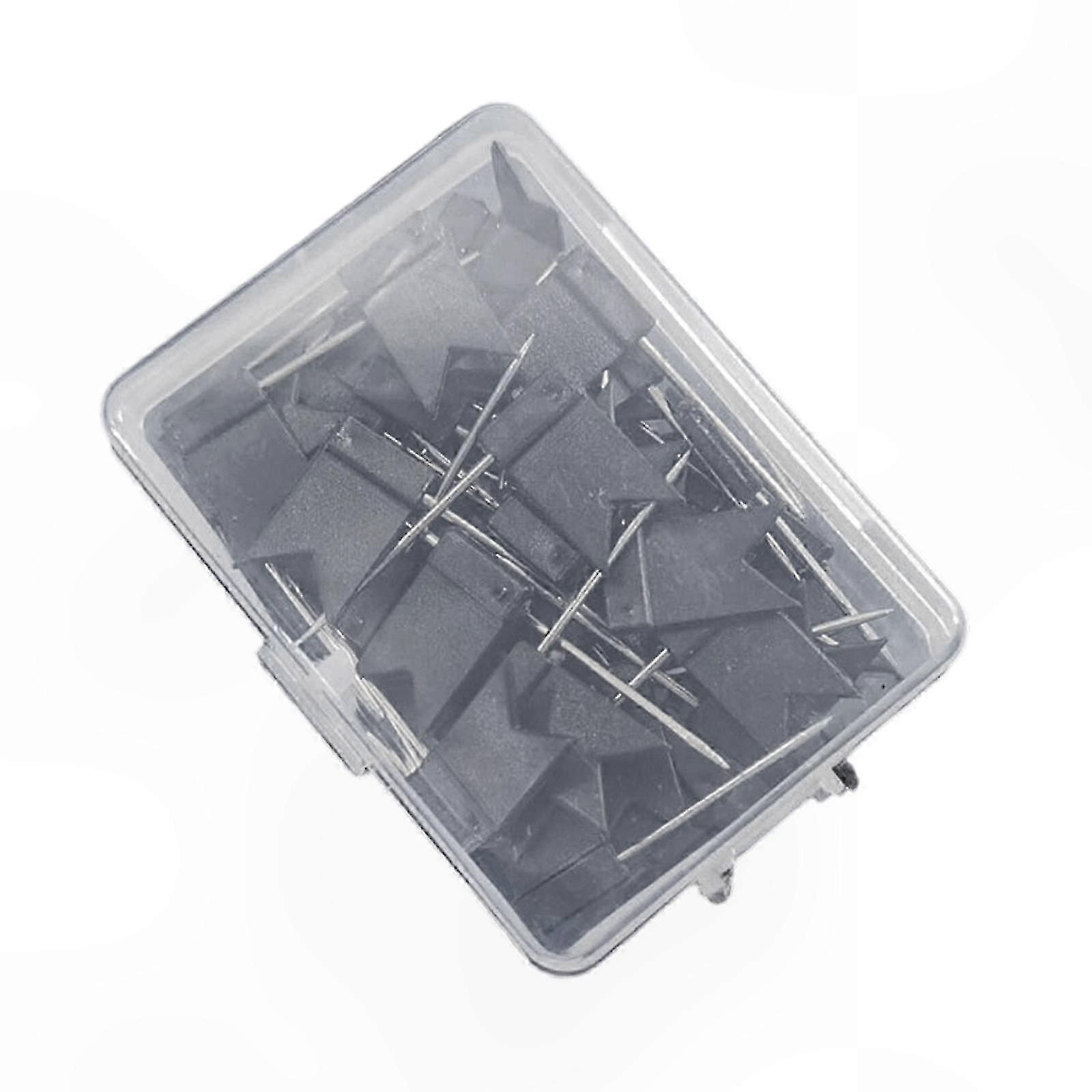 50pcs Colorful Thumb Tacks Push Pins for Notice Board, Decorative Flag Pins for Message Board