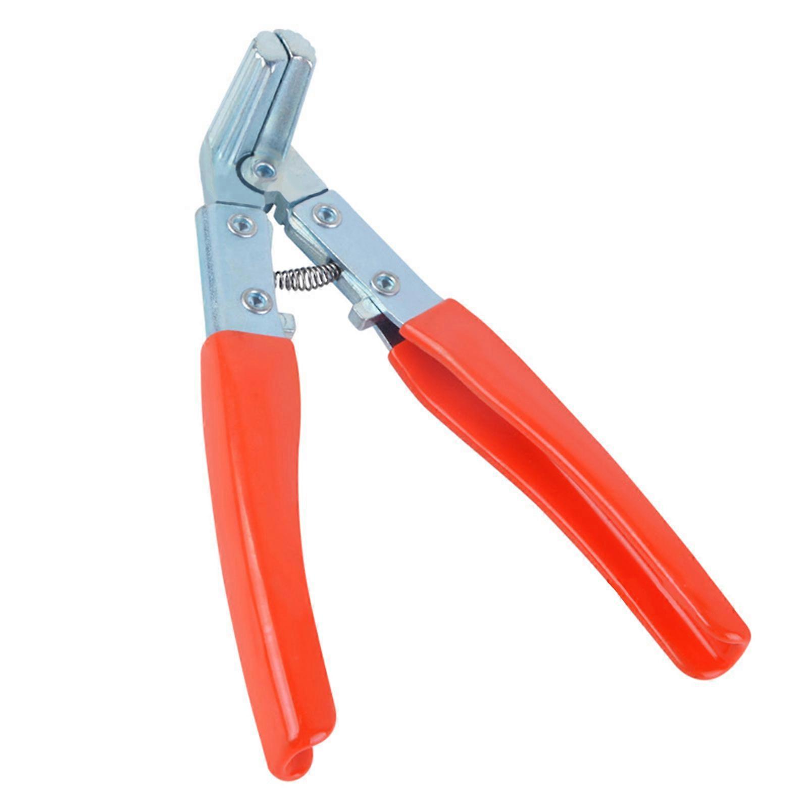 Professional Battery Post Expanding Pliers With Drift Handle for Tight Engine Compartment Access  Orange