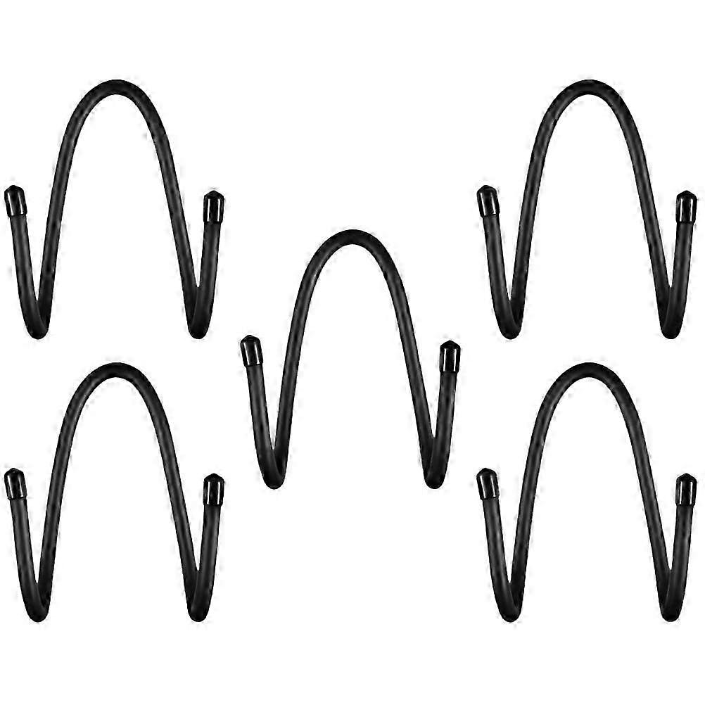 Yoga Mat Holder Wall Mount, Multi-Functional Exercise Mat Storage 5Pcs Wall-Mounted Hooks