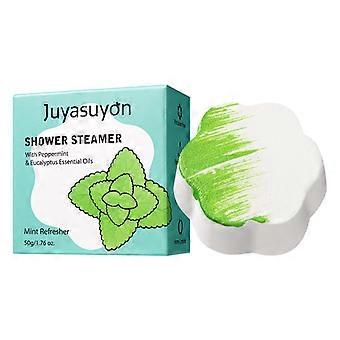 50g Aromatherapy Shower Sheets (Refreshing Mint) 50g Aromatherapy Shower Sheets for Shower Steamers, Moisturizing Bath Sheets