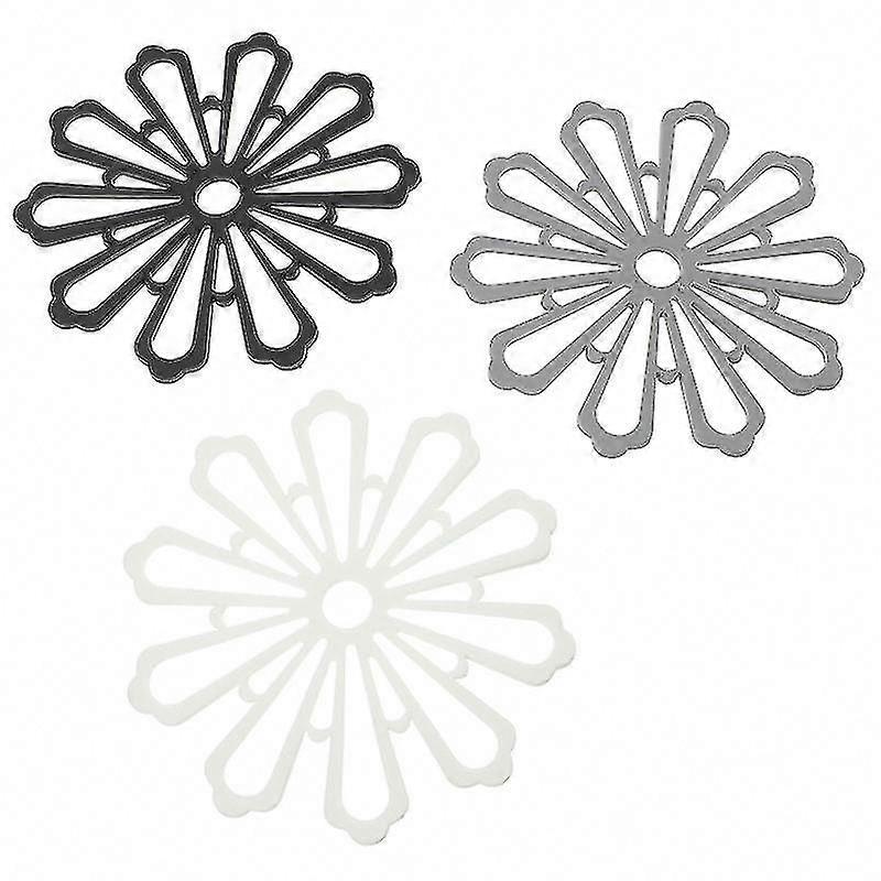 3pcs TPR Cup Coaster Set for Non-Slip Table Protection