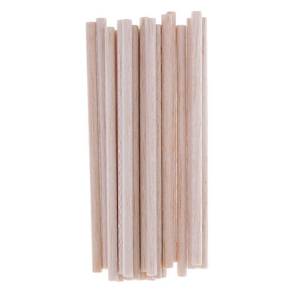 balsa wood stick unfinished DIY modeling stick 20pcs 120mm