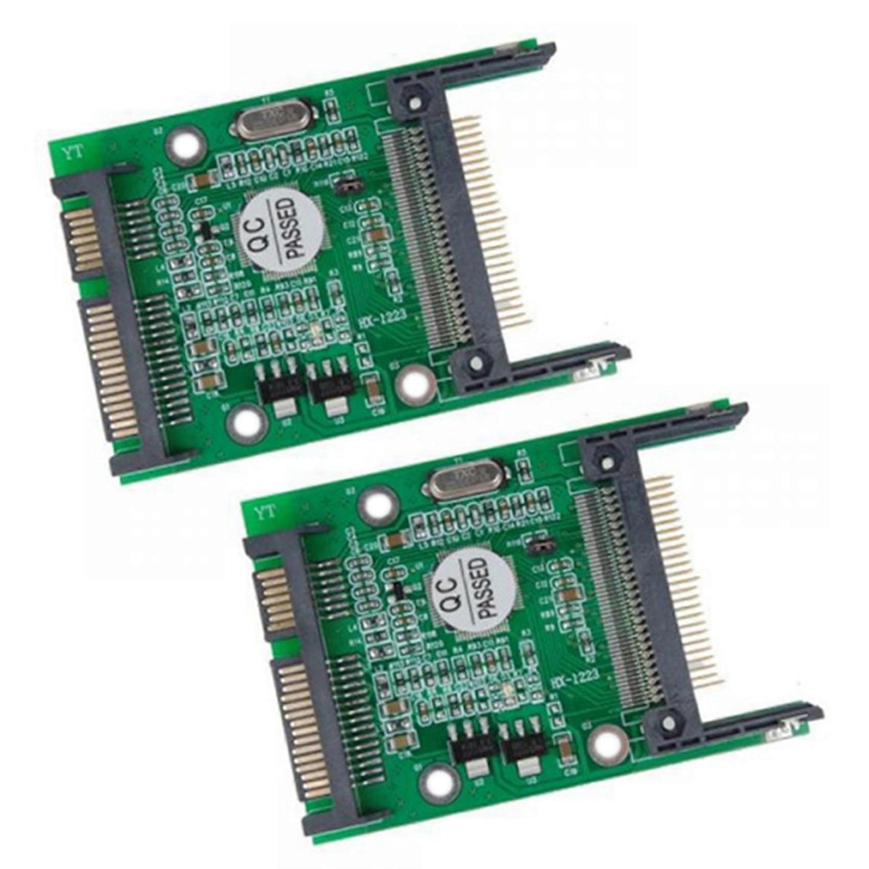 2x Compact Flash CF zu Serial Ata SATA Adapter Konverter