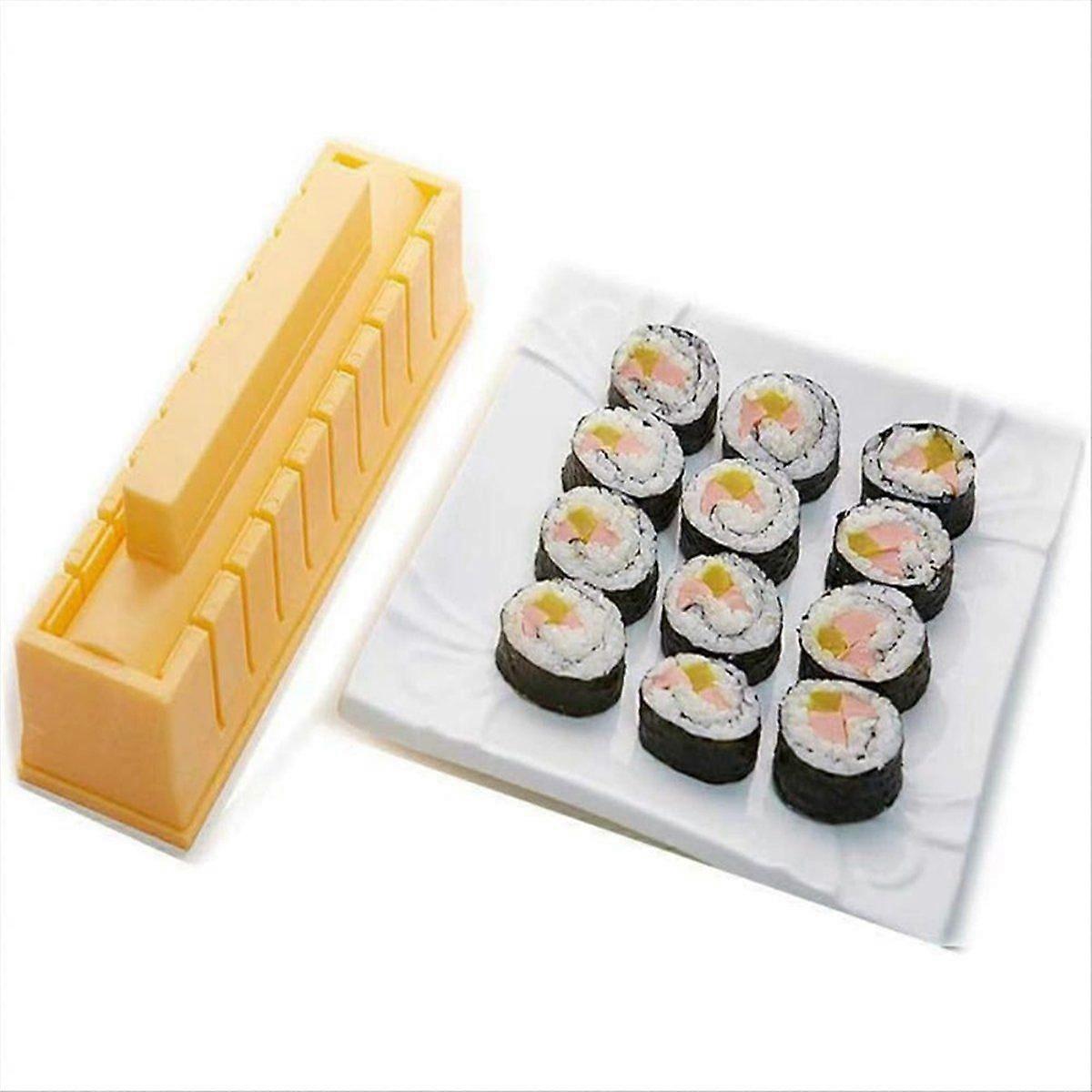 Sushi Maker, Sushi DIY Mold Set - Easy Sushi Making Kit, Help to Make Round Shaped Sushi