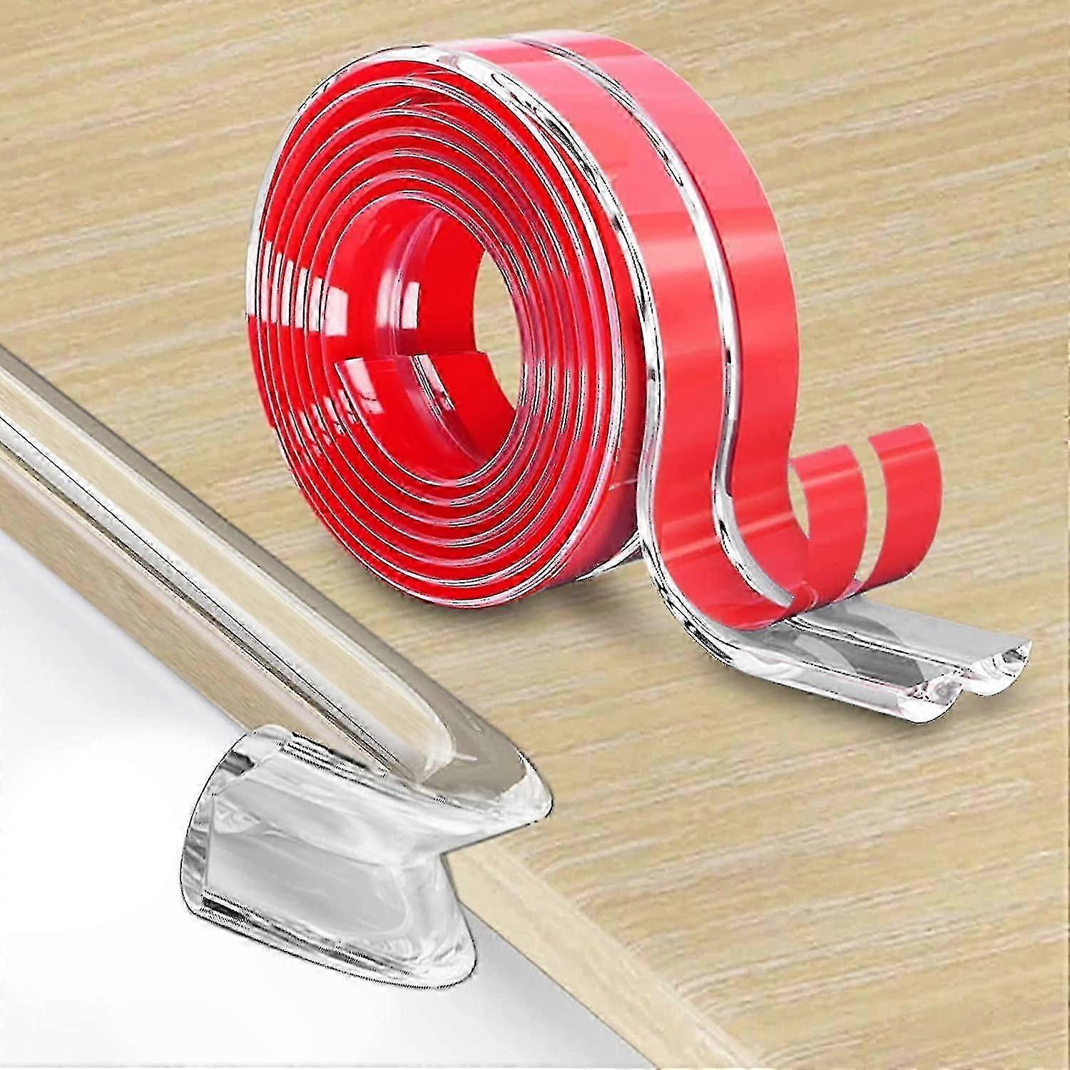Soft Silicone Corner Guards, 3m Adhesive Strips for Childproofing Tables, Cabinets, and Drawers Safety Protection Solution