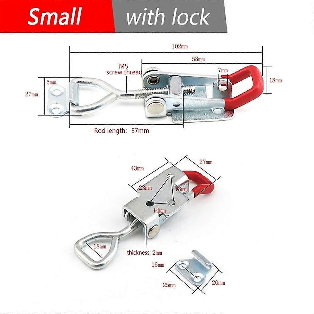 1Pcs Quick Release Lock Buckle Hinge Toolbox Case Catch Clasp  For Welding Repairing Connect